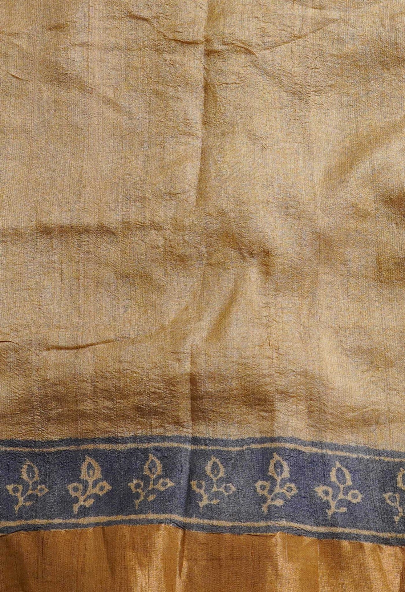 Online Shopping for Yellow Pure Handloom Block Printed Bengal Tussar Silk Saree with Hand Block Prints from West Bengal at Unnatisilks.comIndia
