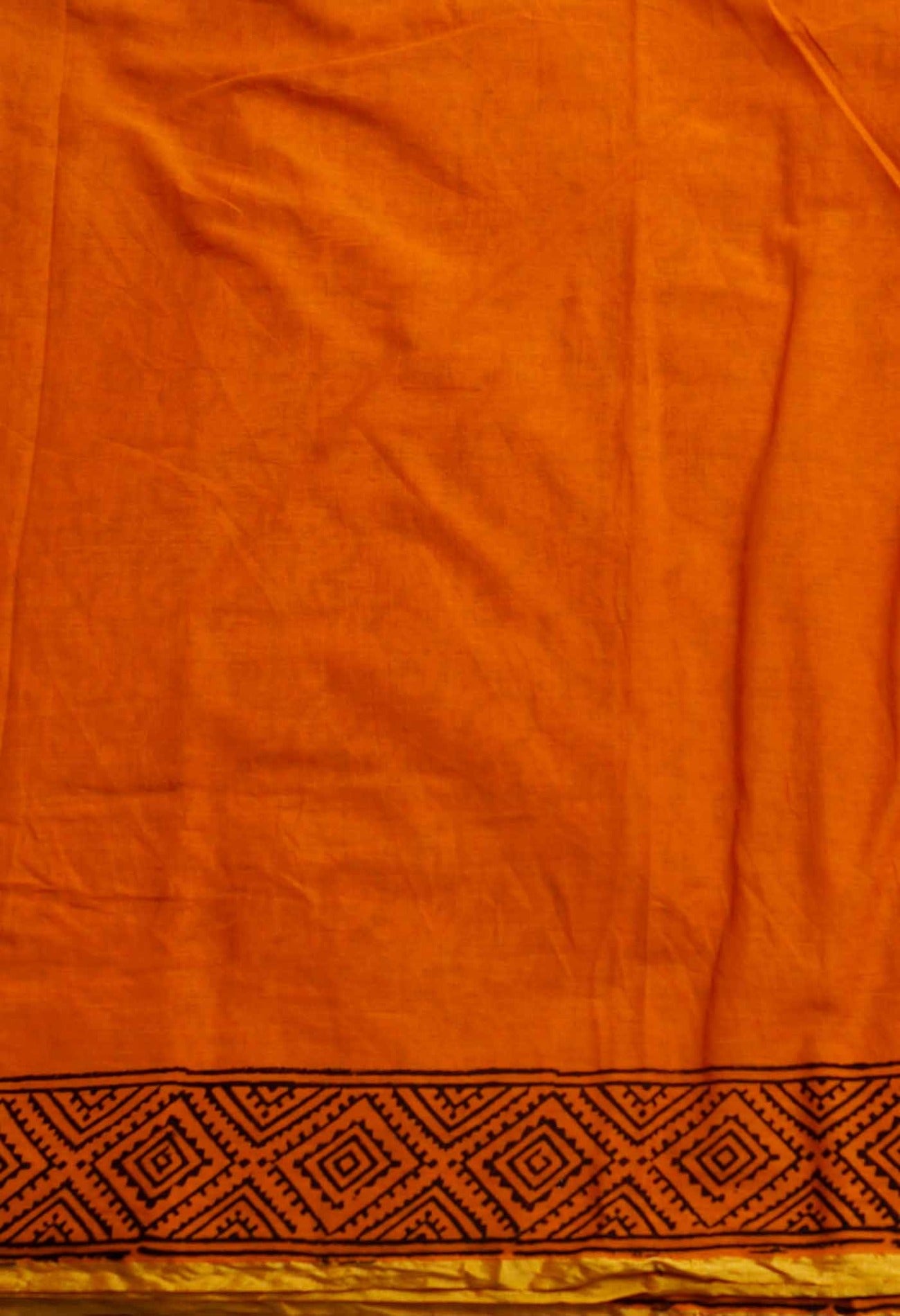 Online Shopping for Orange Pure Superfine Venkatagiri Cotton Saree with Bagh from Andhra Pradesh at Unnatisilks.comIndia

