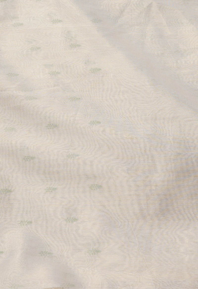 Online Shopping for Cream  Cross Stitched Embroidered Banarasi Tissue Saree with Embroidery from Uttar Pradesh at Unnatisilks.comIndia
