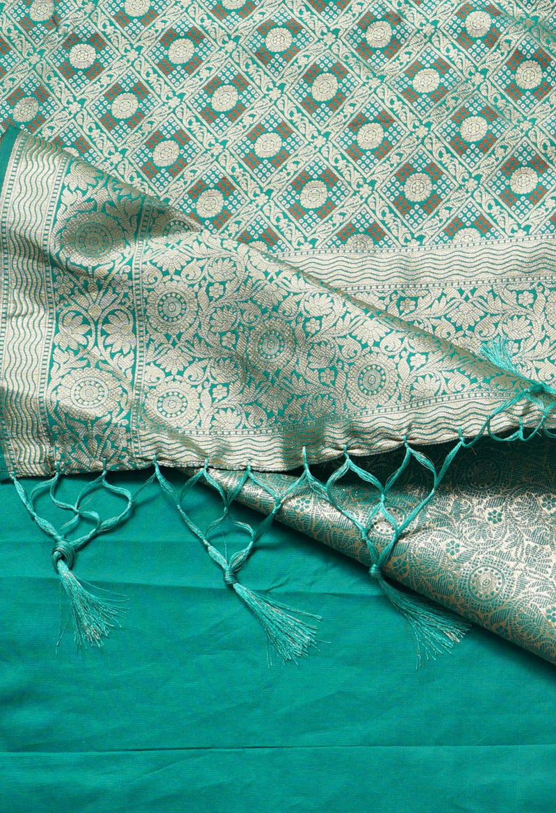 Green  Banarasi Silk Saree