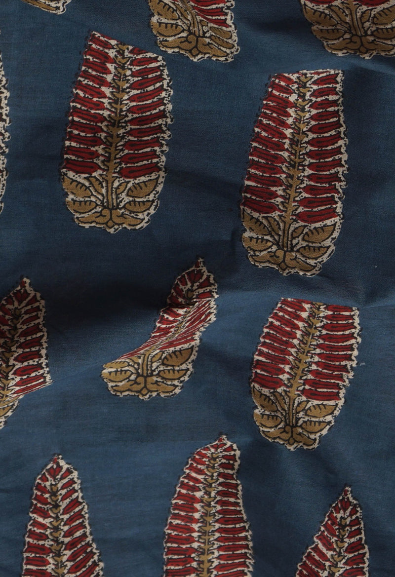 Online Shopping for Grey Pure Block Printed Superfine Krisha Cotton Saree with Hand Block Prints from Rajasthan at Unnatisilks.comIndia
