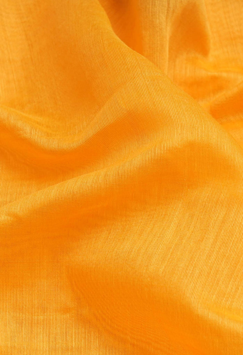 Online Shopping for Yellow  Chanderi Sico Saree with Batik from Rajasthan at Unnatisilks.comIndia
