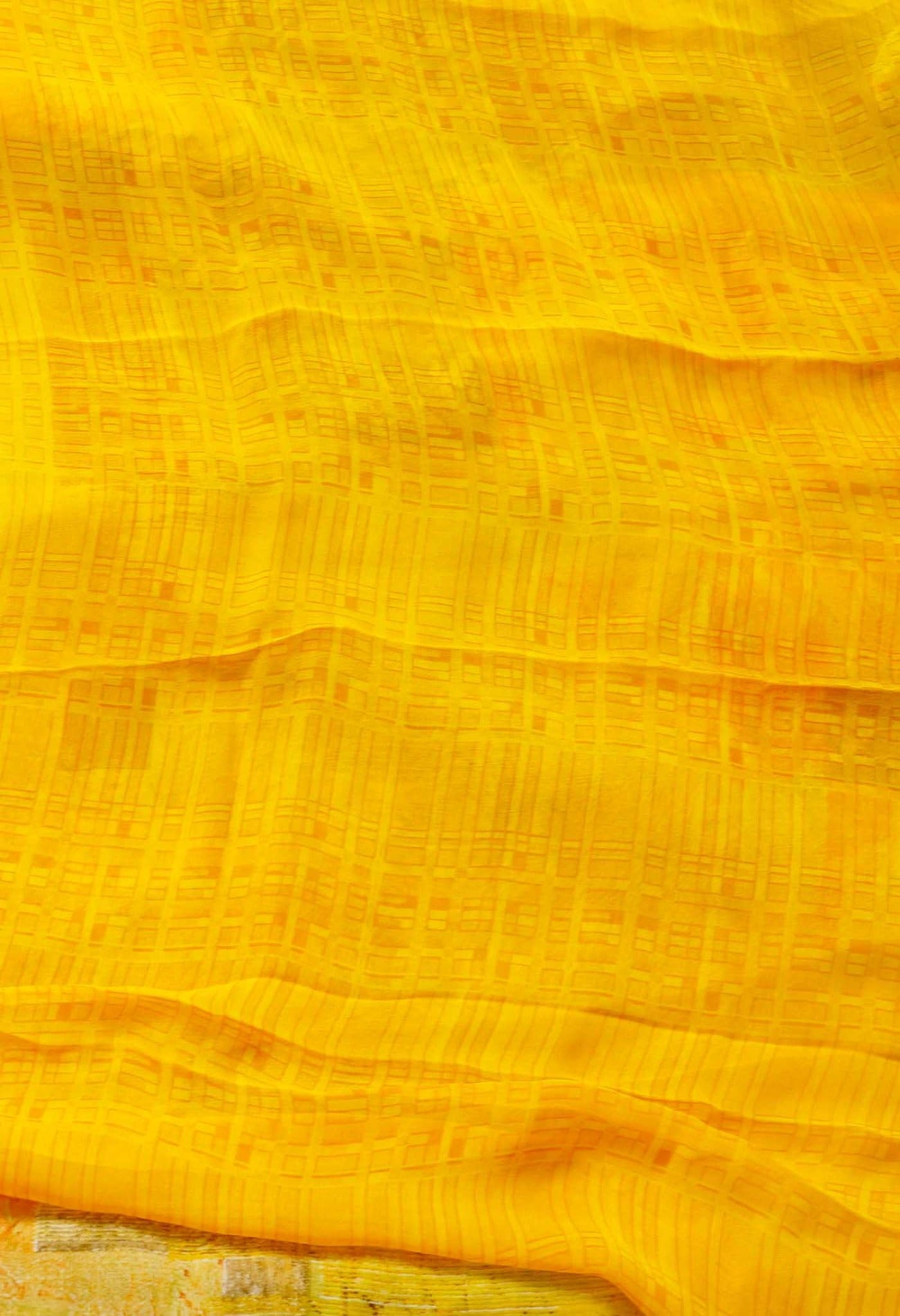 Online Shopping for Yellow  Printed Art Chiffon Saree with Fancy/Ethnic Prints from Punjab at Unnatisilks.com India
