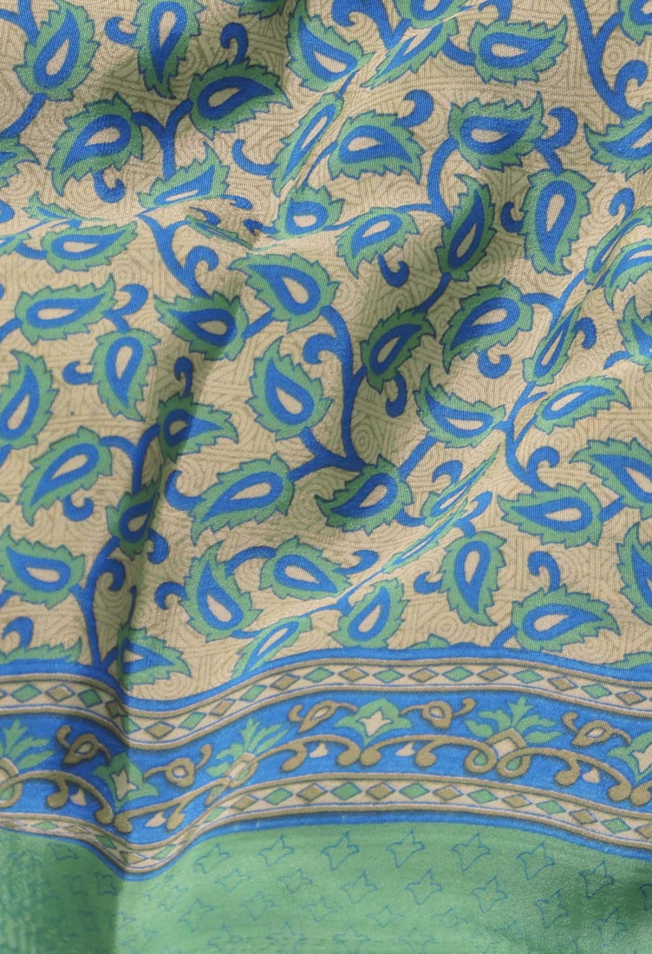 Online Shopping for Cream  Crepe Soft Silk Saree with Fancy/Ethnic Prints from Punjab at Unnatisilks.com India
