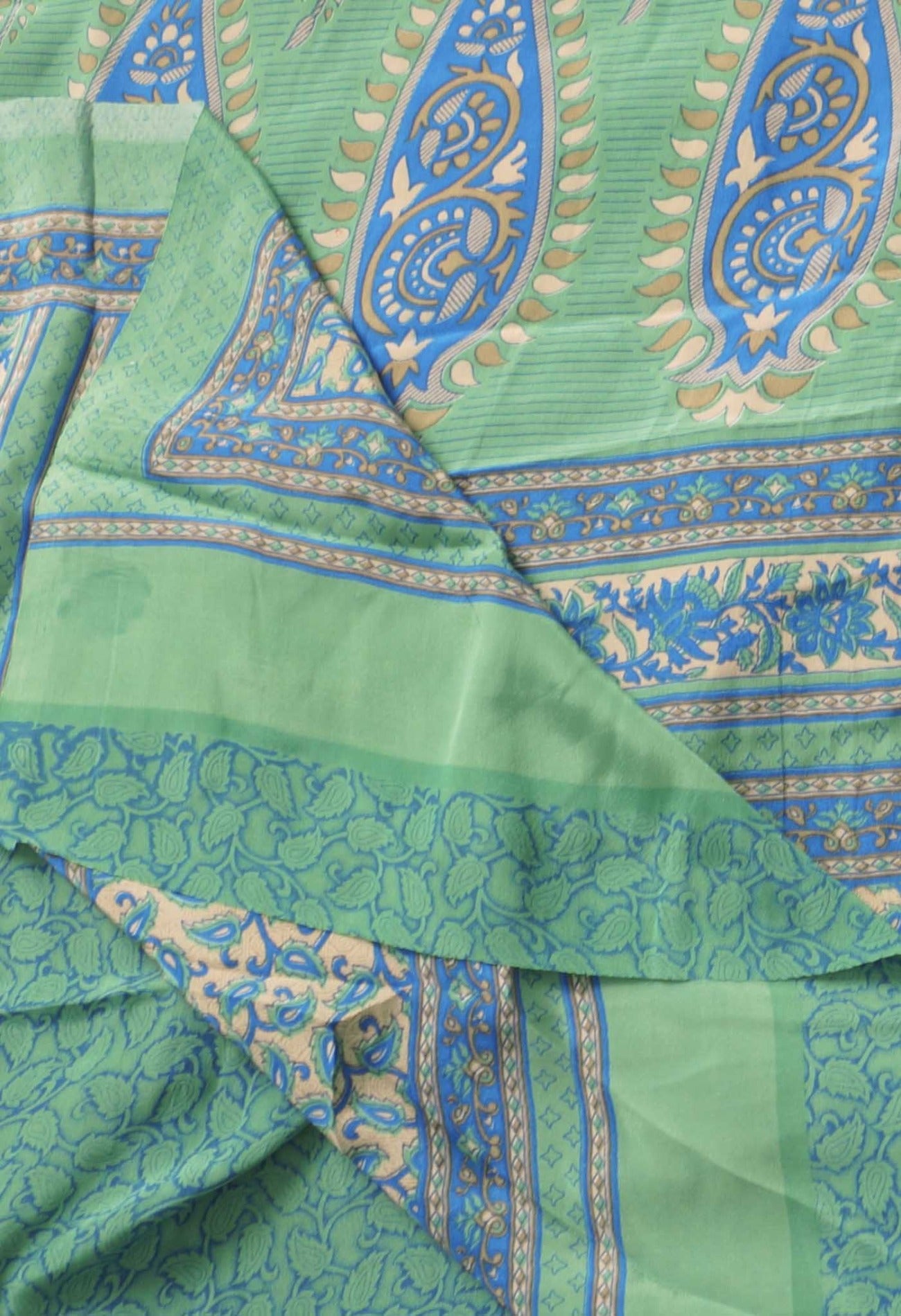 Online Shopping for Cream  Crepe Soft Silk Saree with Fancy/Ethnic Prints from Punjab at Unnatisilks.com India
