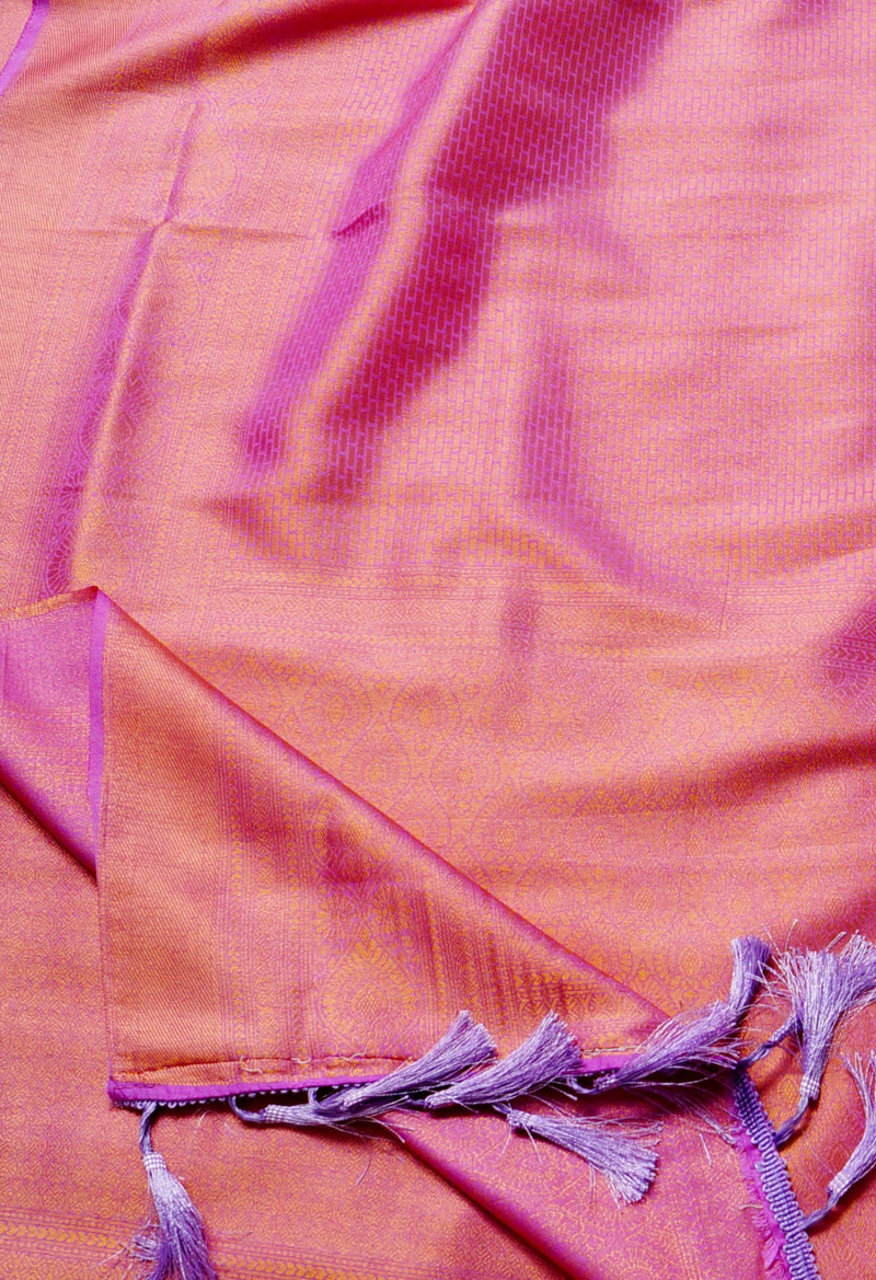 Online Shopping for Purple  Banarasi Silk Saree with Banarasi /Brocade from Uttar Pradesh at Unnatisilks.com India
