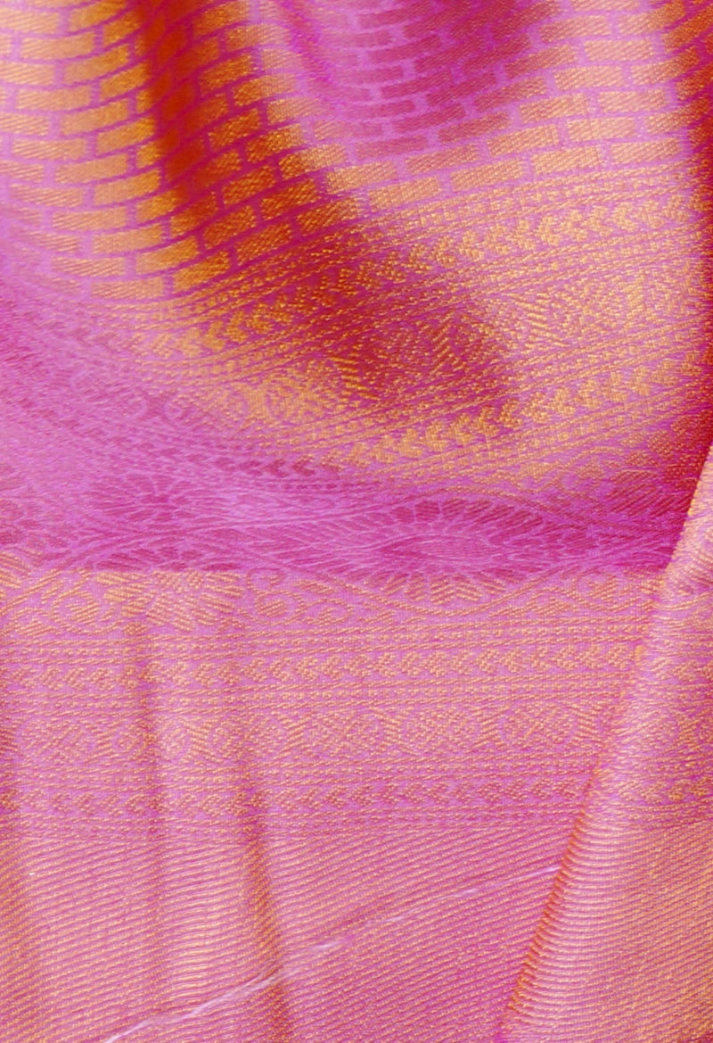 Purple  Banarasi Silk Saree