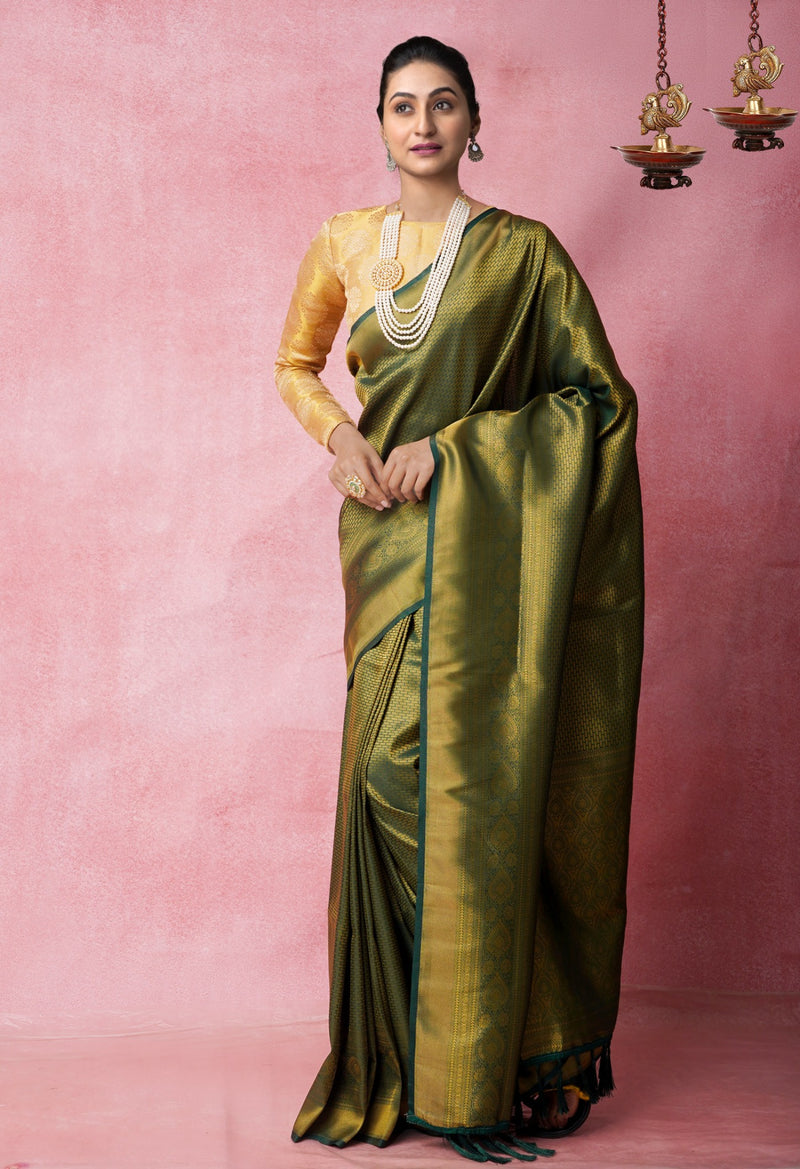 Green  Banarasi Silk Saree