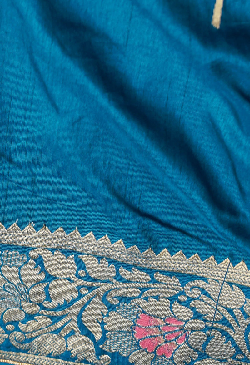 Online Shopping for Green  Banarasi Silk Saree with Weaving from Uttar Pradesh at Unnatisilks.com India
