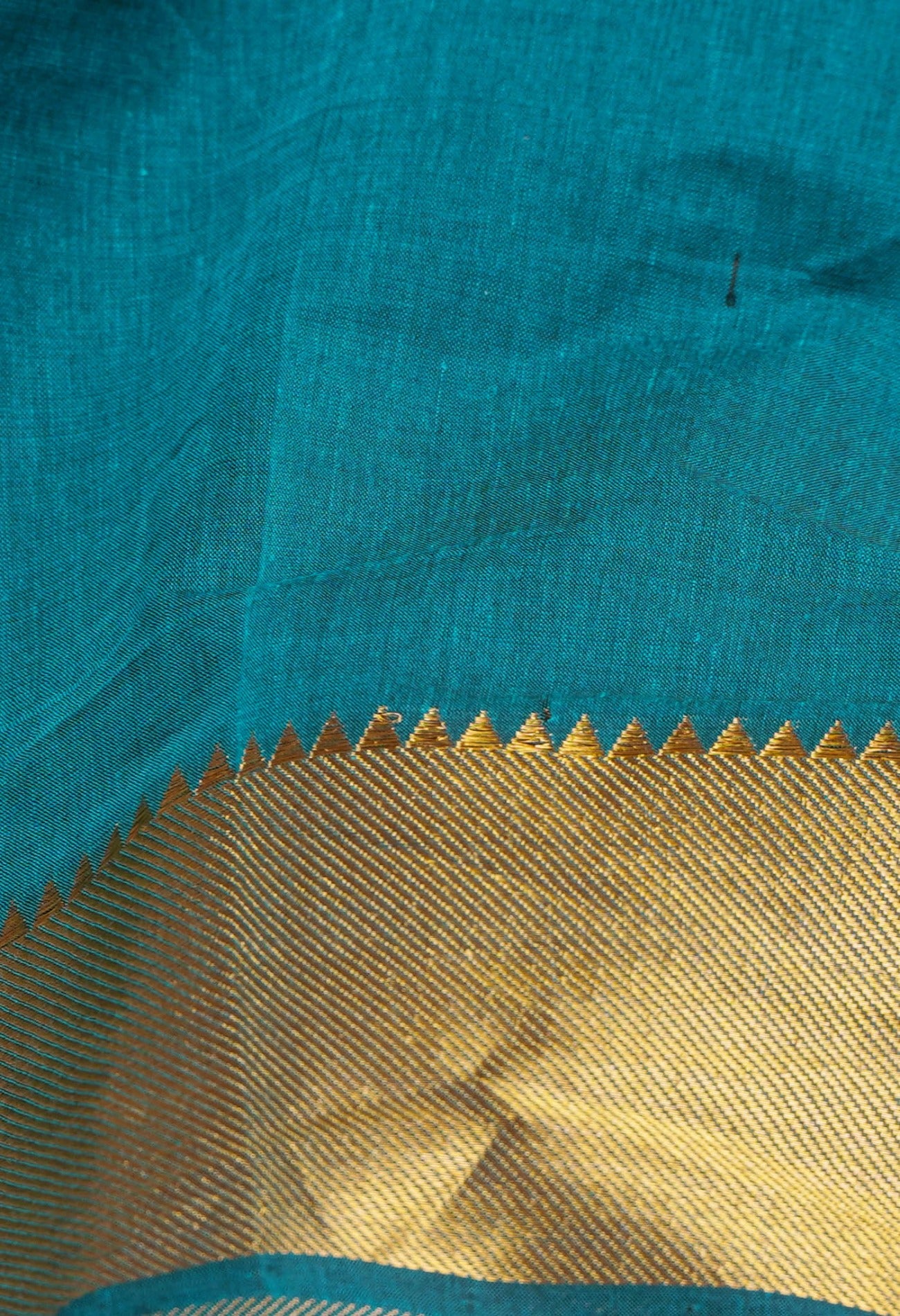 Online Shopping for Blue Pure Handloom Mangalgiri Cotton Saree with Weaving from Andhra Pradesh at Unnatisilks.com India
