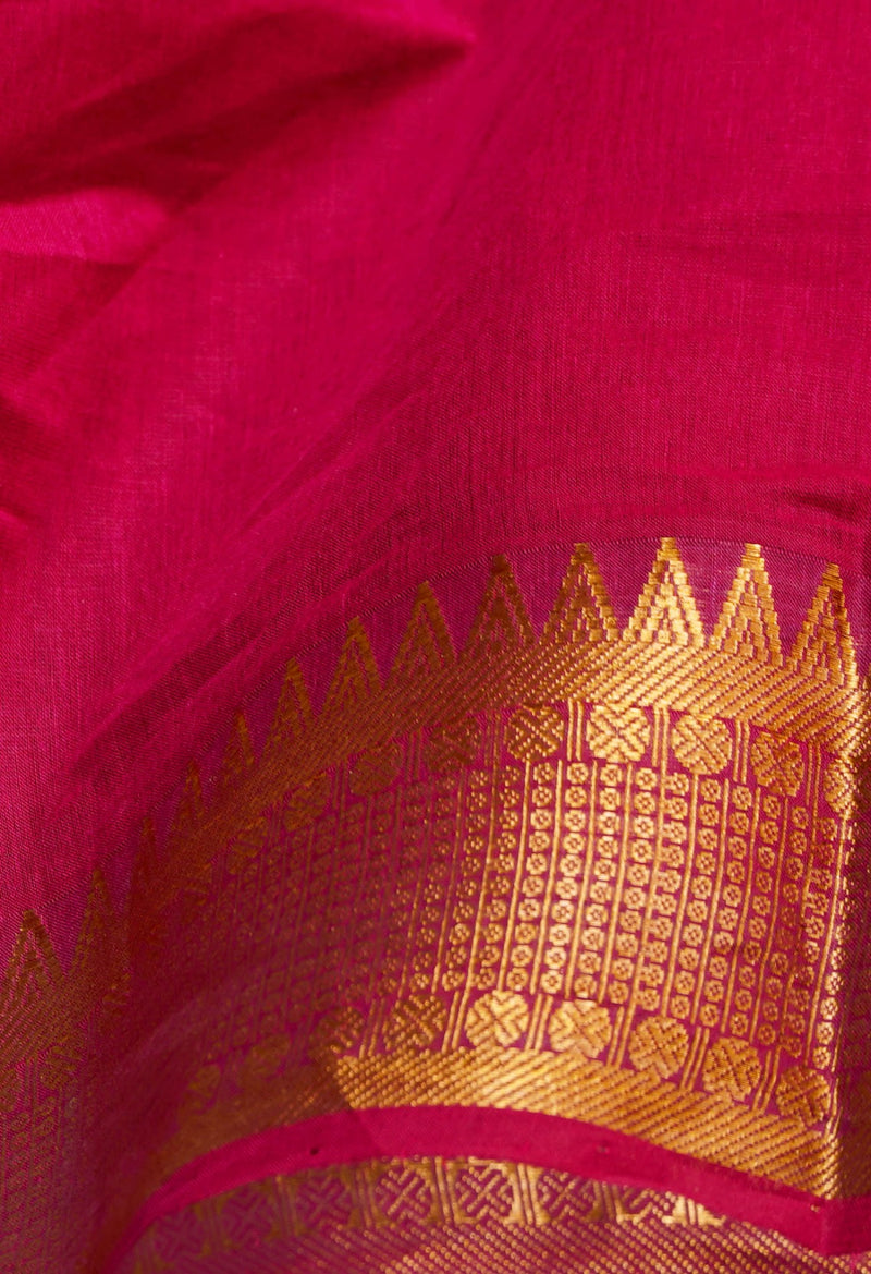 Online Shopping for Pink Pure Handloom Mangalgiri Cotton Saree with Weaving from Andhra Pradesh at Unnatisilks.com India
