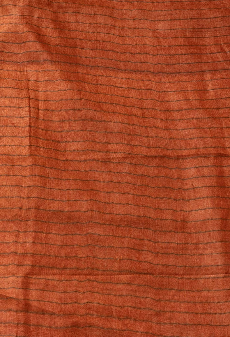 Online Shopping for Pink Pure Handloom Bengal Tussar  Silk Saree with Hand Block Prints from West Bengal at Unnatisilks.com India
