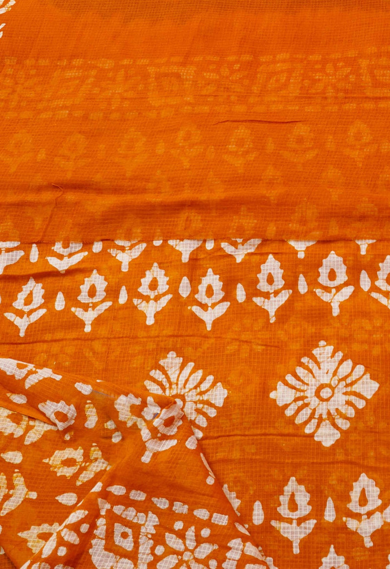 Online Shopping for Violet Pure Batik Kota Cotton Saree with Batik from Rajasthan at Unnatisilks.com India
