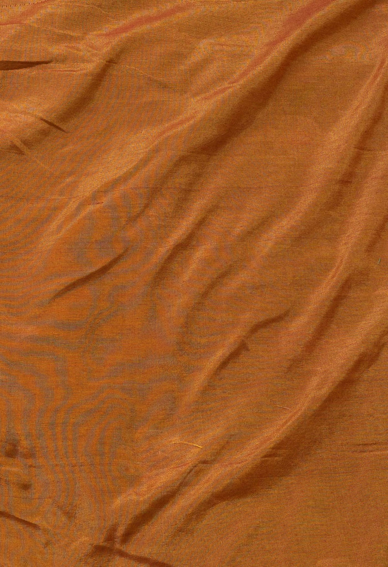 Online Shopping for Orange  Fancy Chanderi Sico Saree with Weaving from Madhya Pradesh at Unnatisilks.com India

