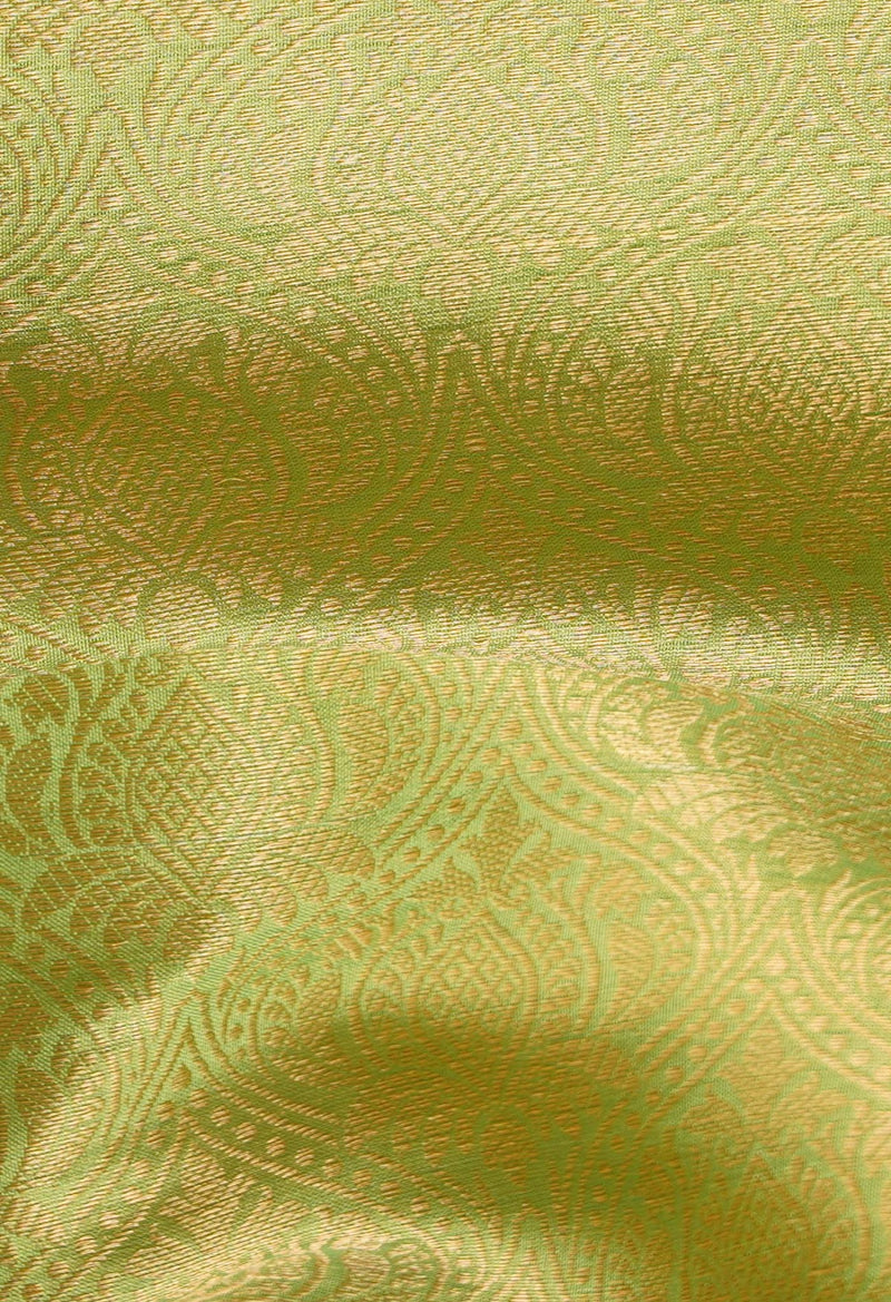 Online Shopping for Green   Fancy Banarasi Sico Saree with Weaving from Uttar Pradesh at Unnatisilks.com India
