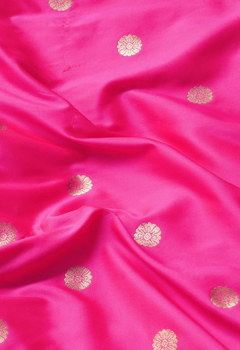 Online Shopping for Pink  Paithani Silk Saree with Weaving from Uttar Pradesh at Unnatisilks.com India
