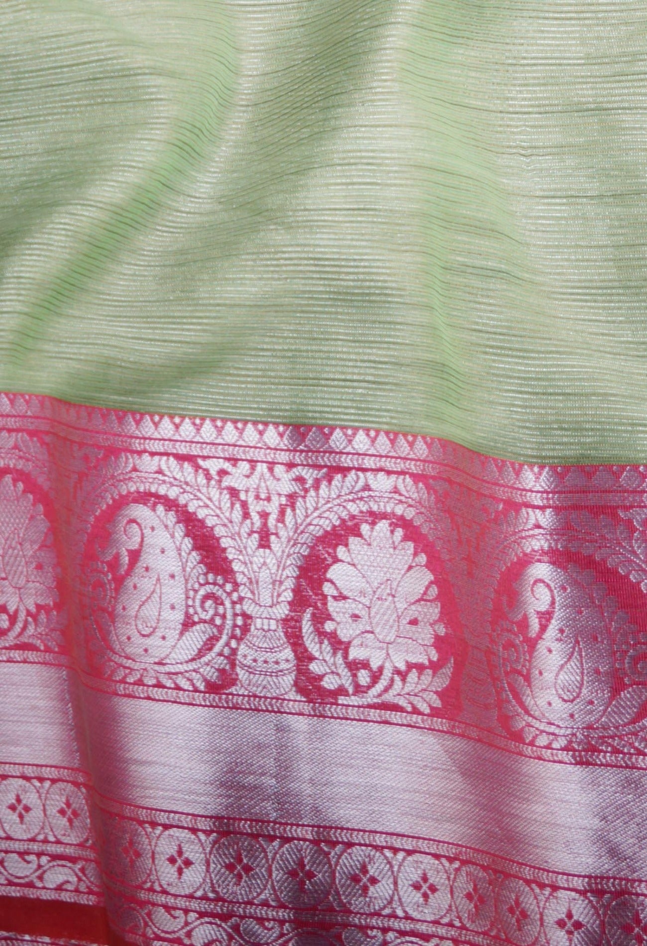 Online Shopping for Green  Kota Tissue Saree with Embroidery from Rajasthan at Unnatisilks.com India
