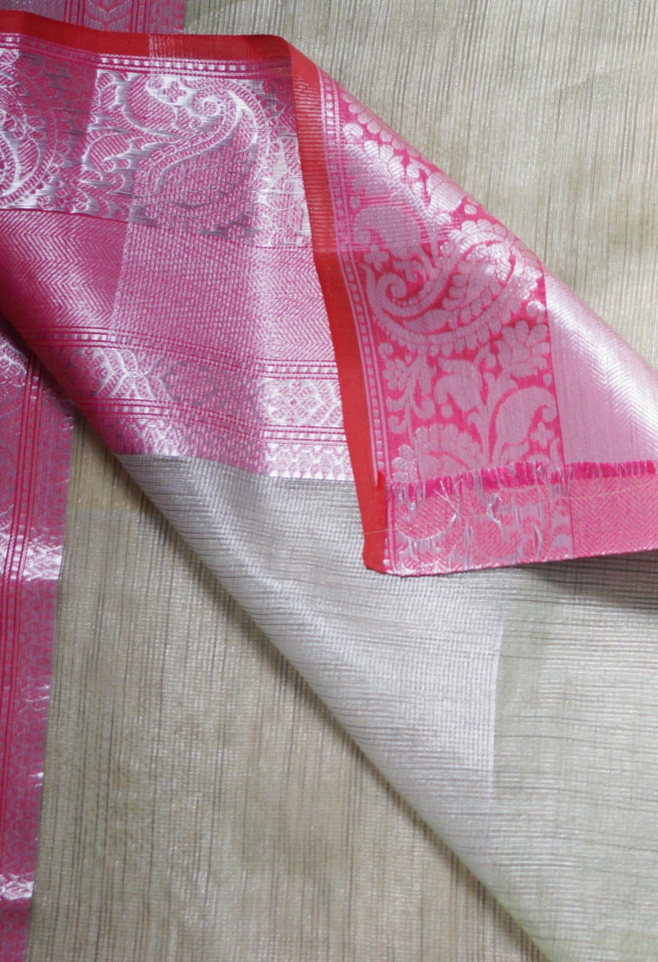 Online Shopping for Green  Kota Tissue Saree with Weaving from Uttar Pradesh at Unnatisilks.com India
