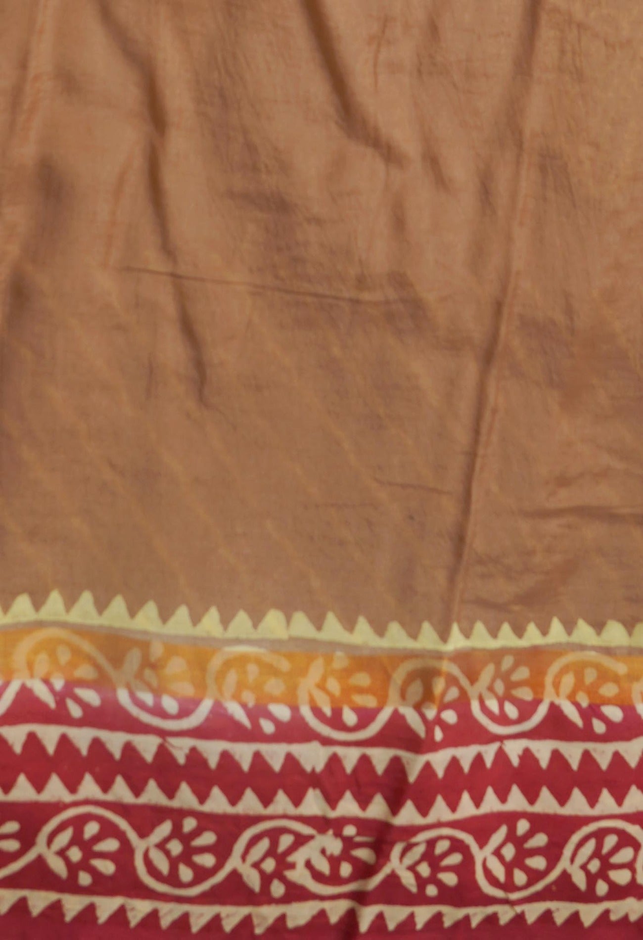 Online Shopping for Brown-Red  Summer Bangalore Silk Saree with Fancy/Ethnic Prints from Karnataka at Unnatisilks.com India
