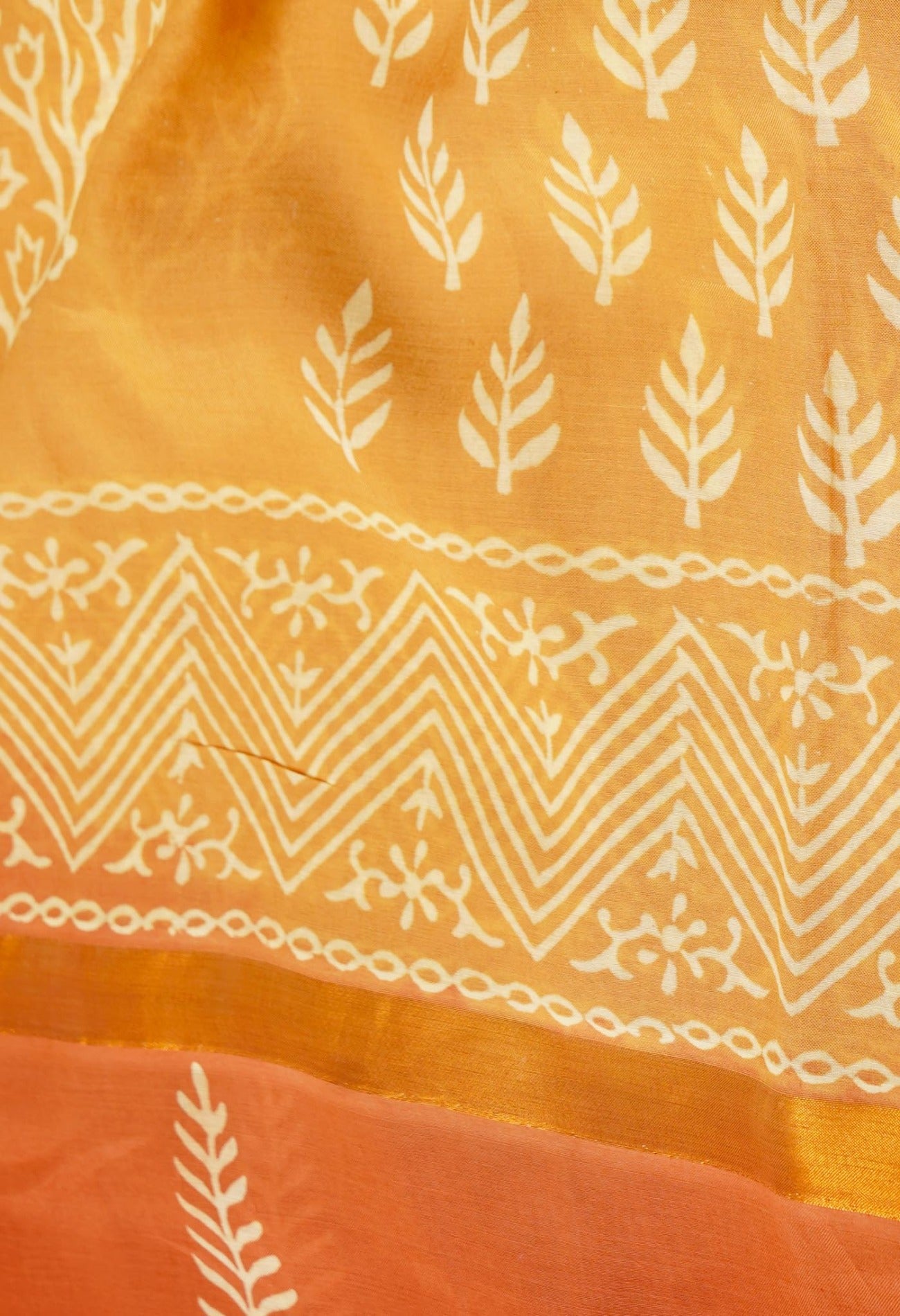 Online Shopping for Yellow Brown  Summer Bangalore Silk Saree with Fancy/Ethnic Prints from Karnataka at Unnatisilks.com India
