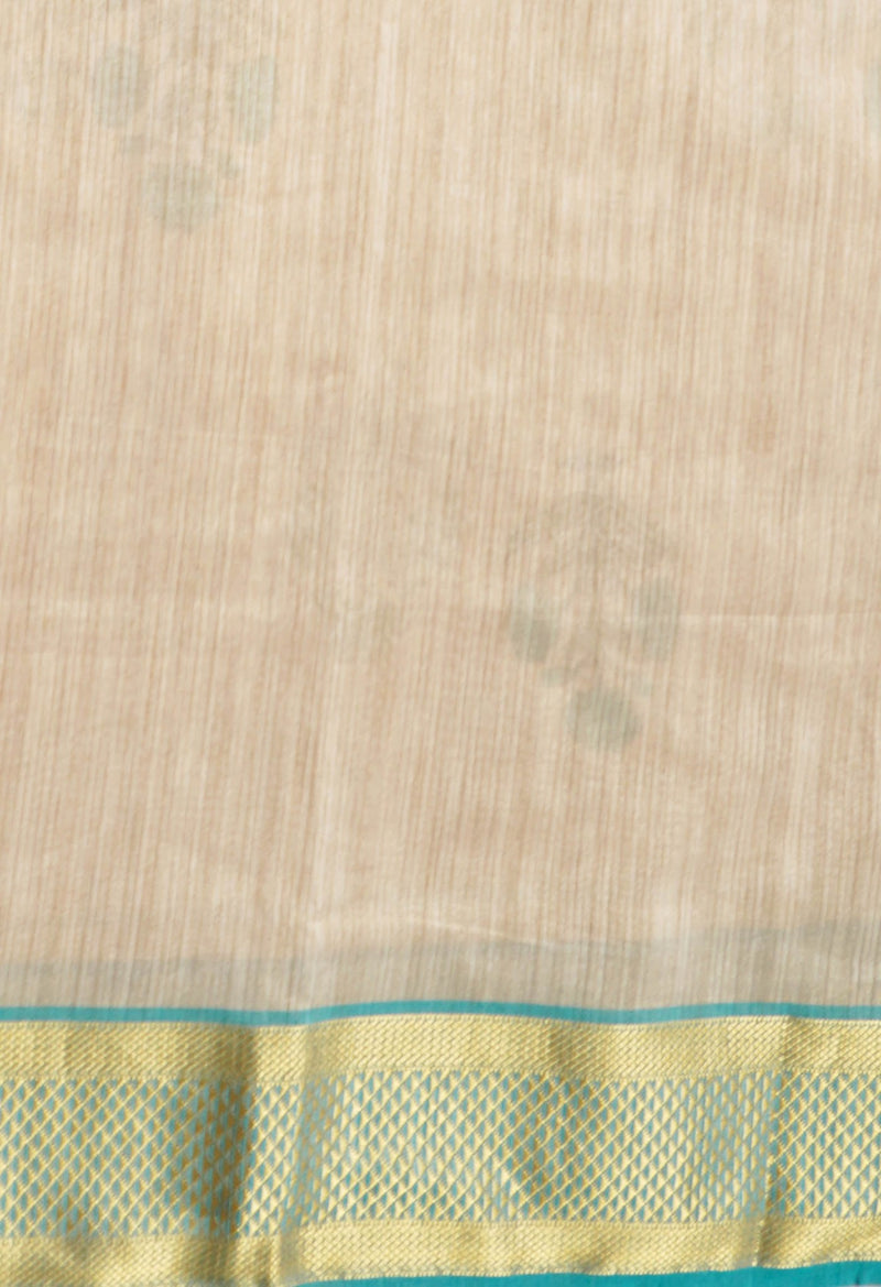 Online Shopping for Cream  Bengal Tussar  Silk Saree with Fancy/Ethnic Prints from West Bengal at Unnatisilks.com India
