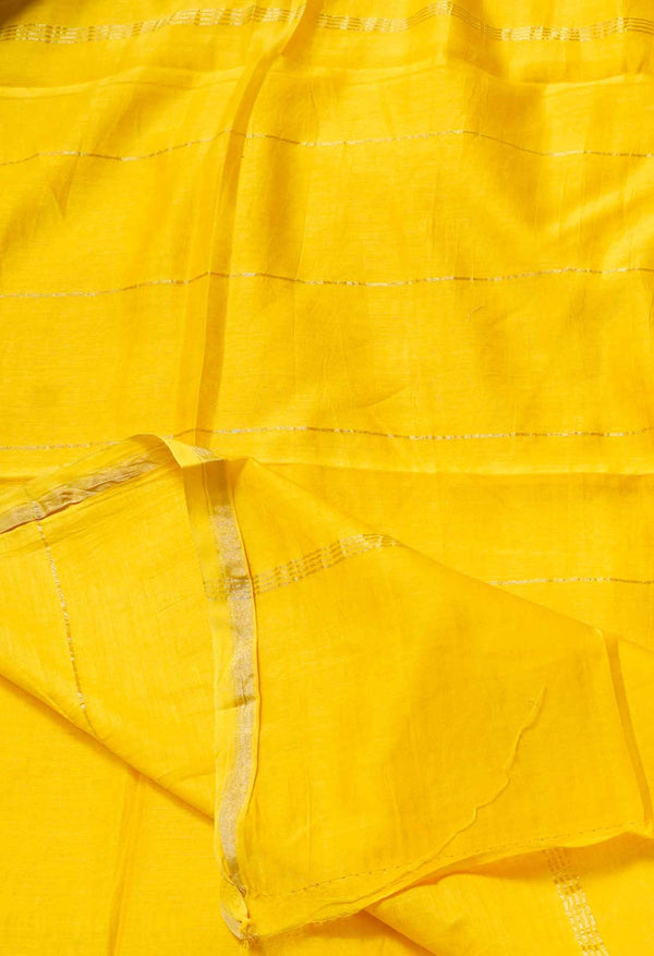 Orange Pure Chanderi Sico Saree
