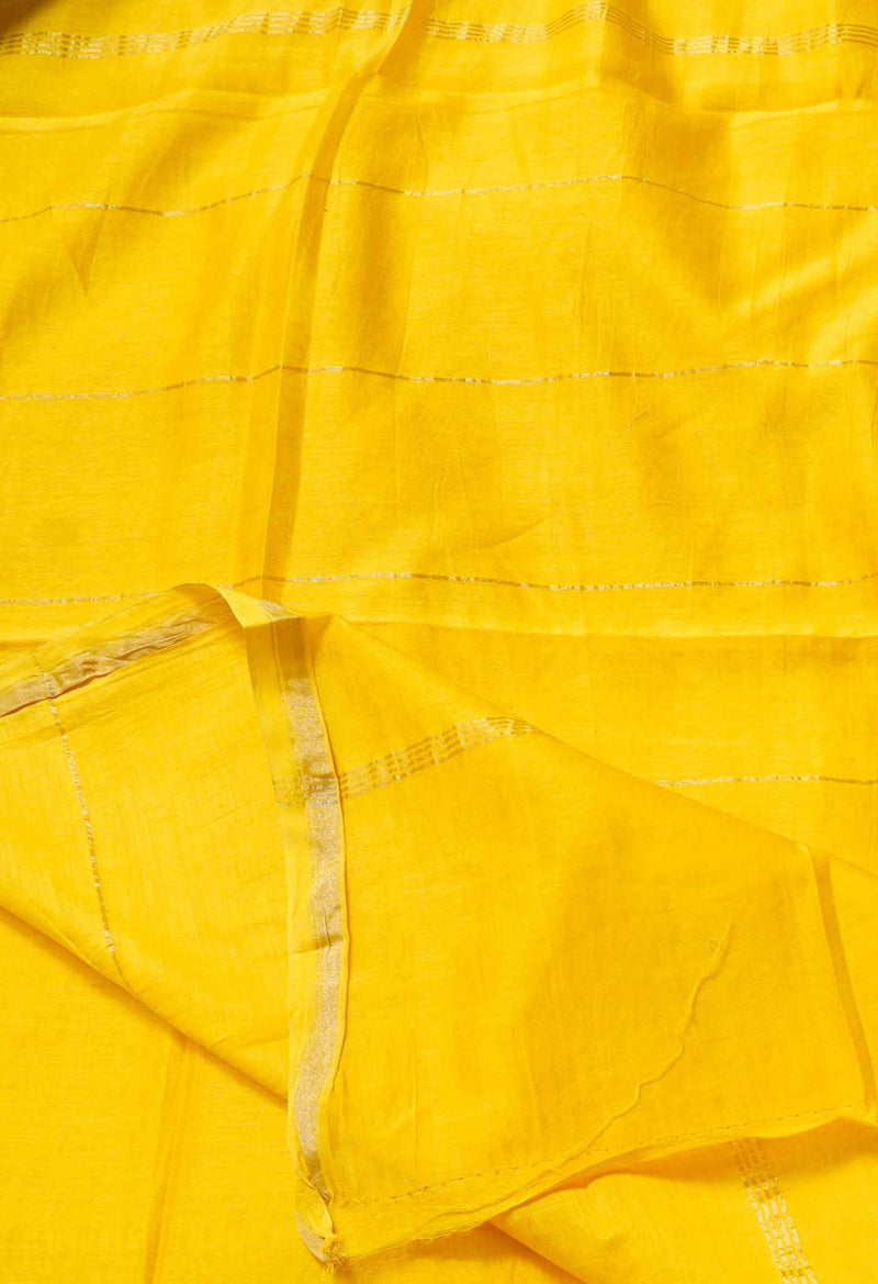 Orange Pure Chanderi Sico Saree