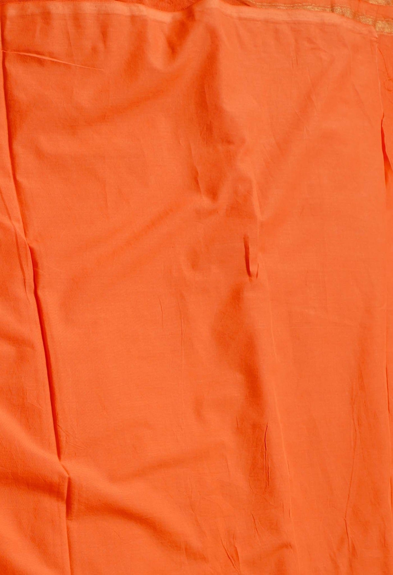Online Shopping for Orange Pure Chanderi Sico Saree with Weaving from Madhya Pradesh at Unnatisilks.com India
