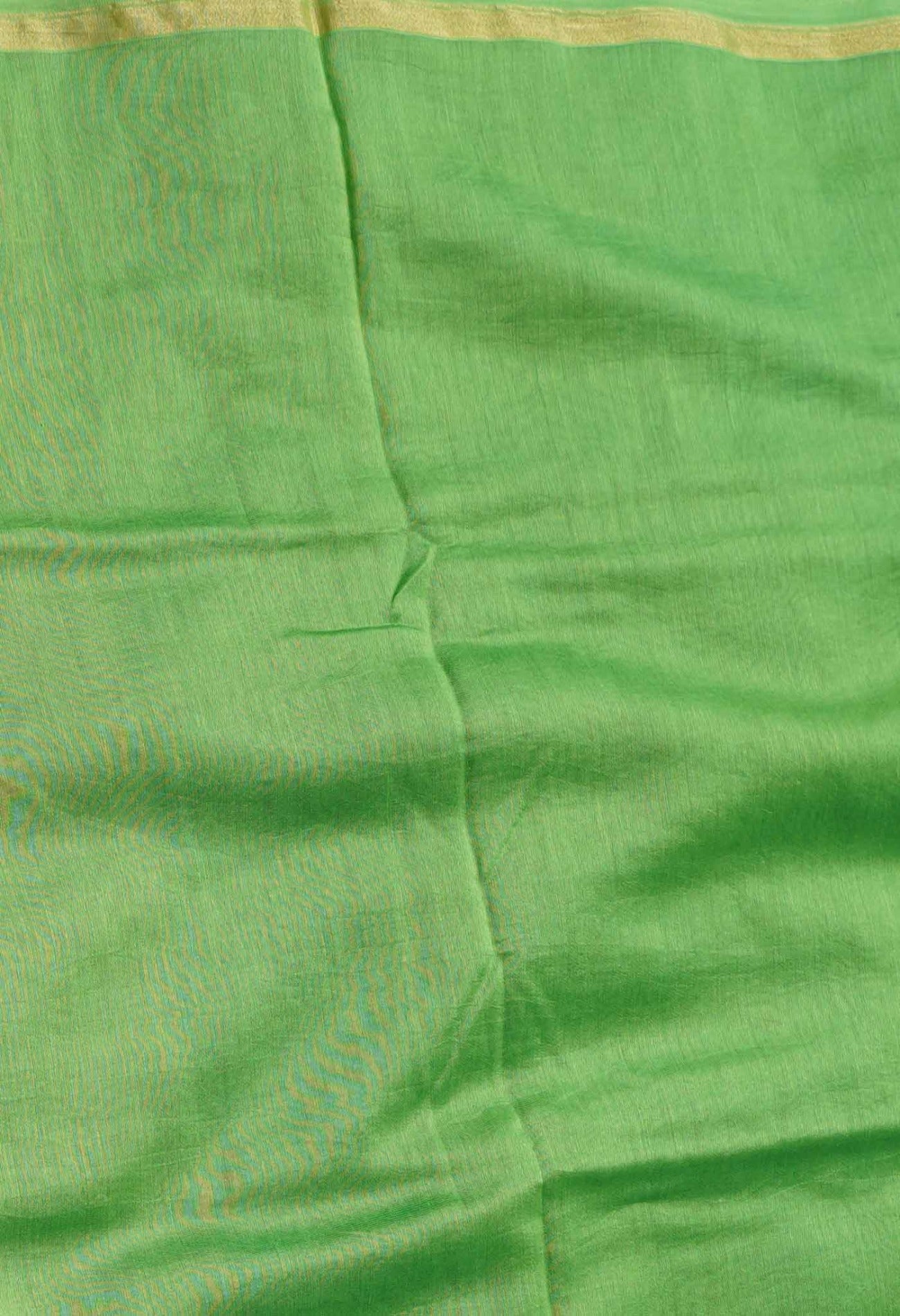 Online Shopping for Green Pure Chanderi Sico Saree with Weaving from Madhya Pradesh at Unnatisilks.com India
