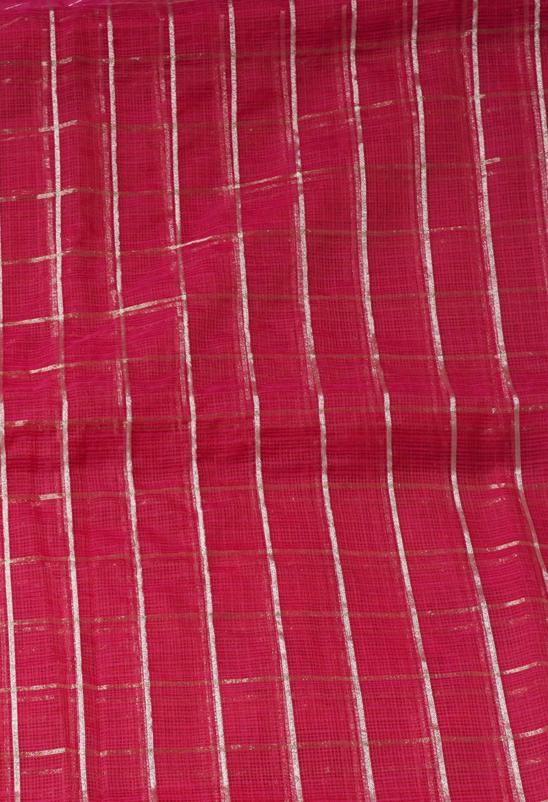 Online Shopping for Pink  Fancy Banarasi Kota Saree with Weaving from Rajasthan at Unnatisilks.com India
