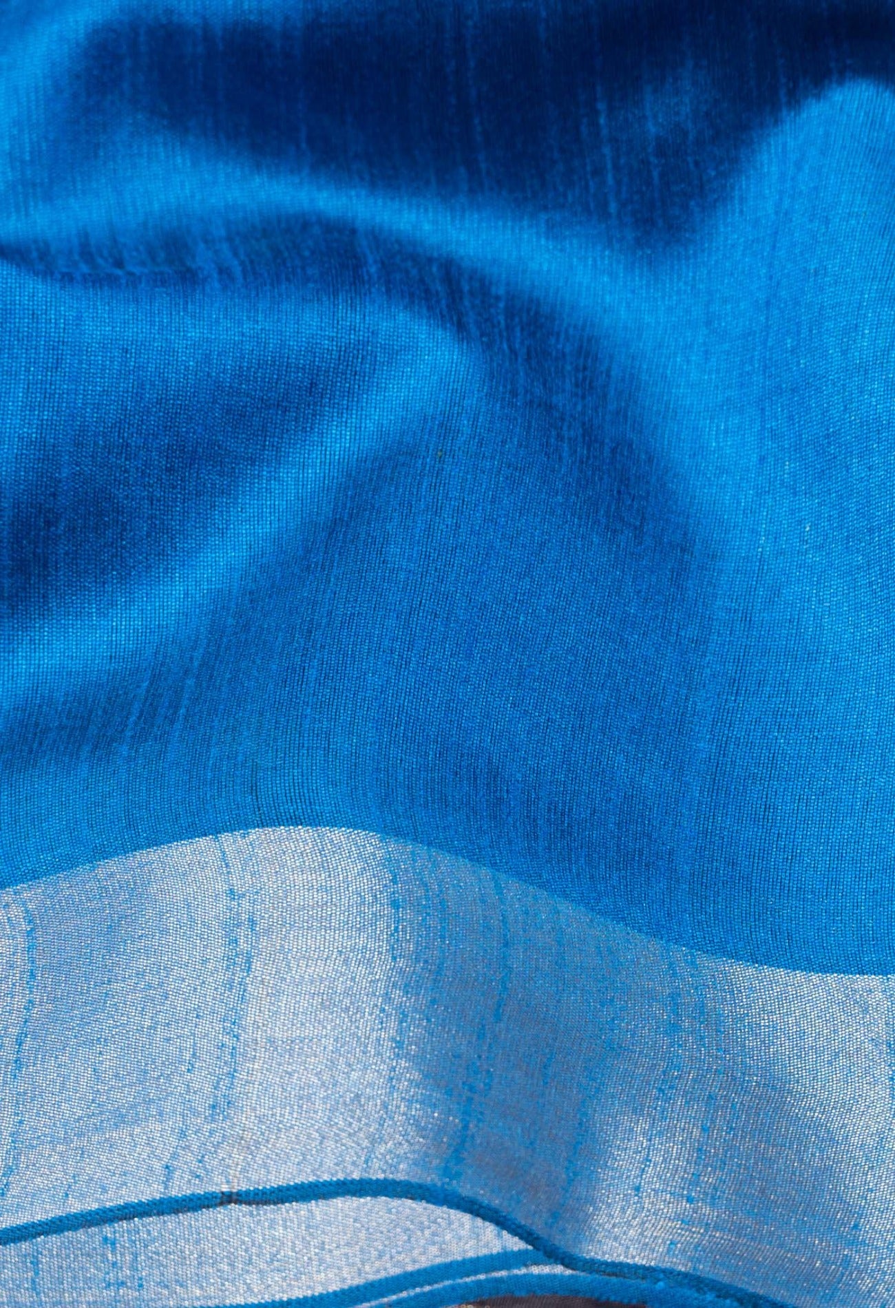 Online Shopping for Blue  Dupion  Silk Saree with Weaving from West Bengal at Unnatisilks.com India
