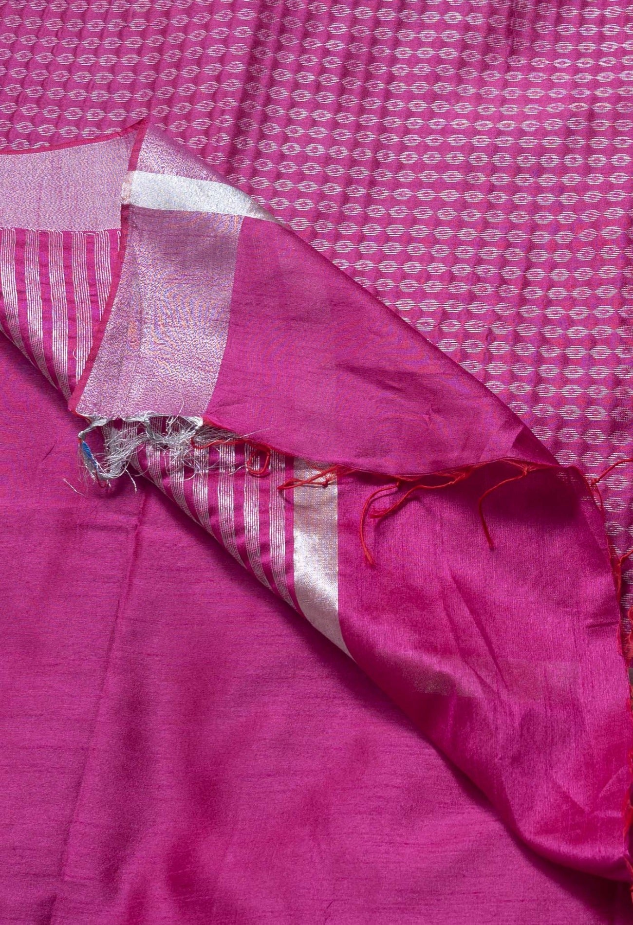 Pink  Dupion  Silk Saree-UNM63270