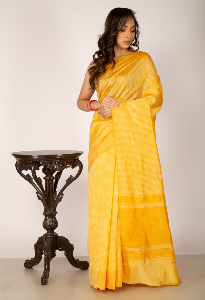 Online Shopping for Yellow  Mysore Sico Saree with Fancy/Ethnic Prints from Karnataka at Unnatisilks.com India