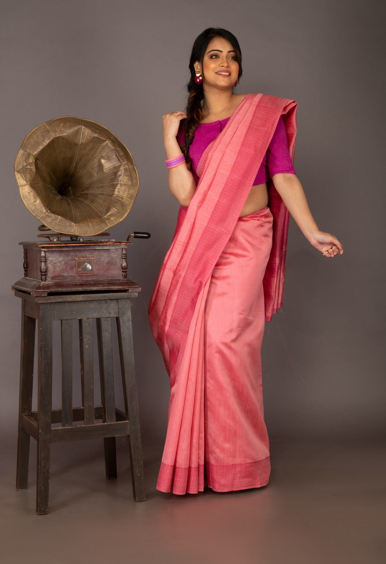 Online Shopping for Pink  Mysore Sico Saree with Fancy/Ethnic Prints from Karnataka at Unnatisilks.com India
