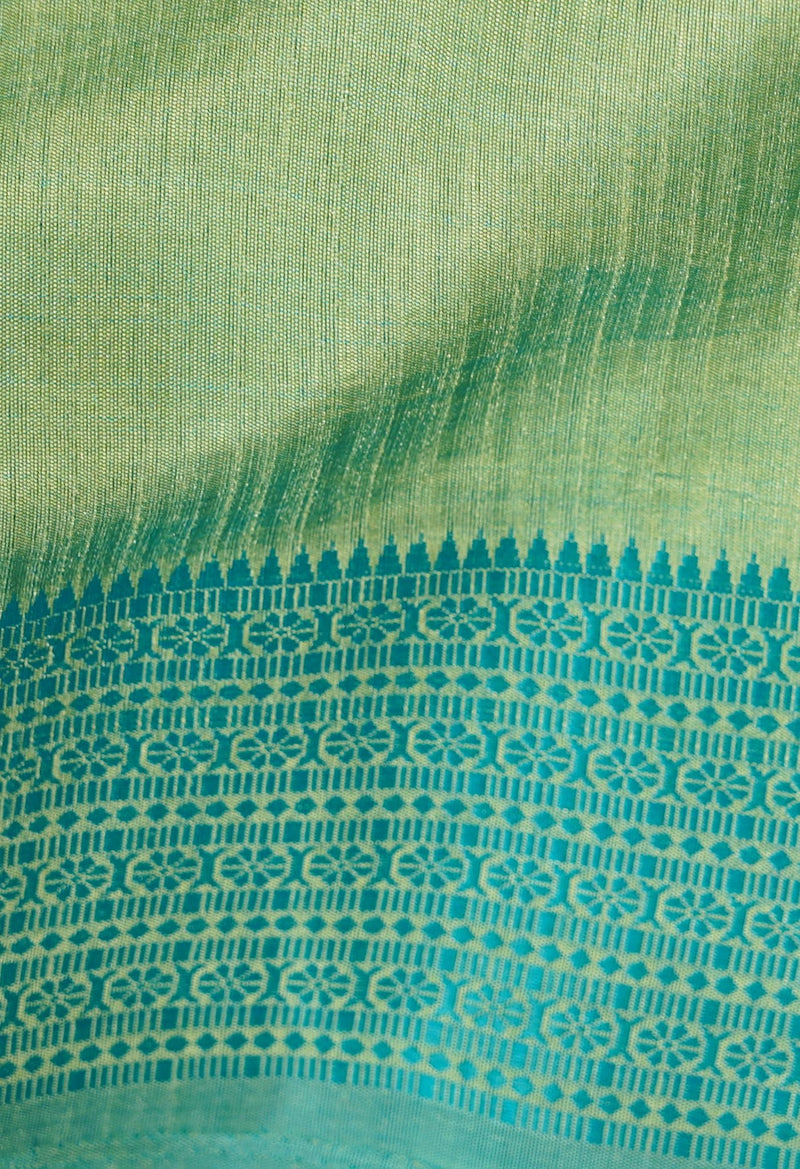 Online Shopping for Green  Mysore Sico Saree with Fancy/Ethnic Prints from Karnataka at Unnatisilks.com India
