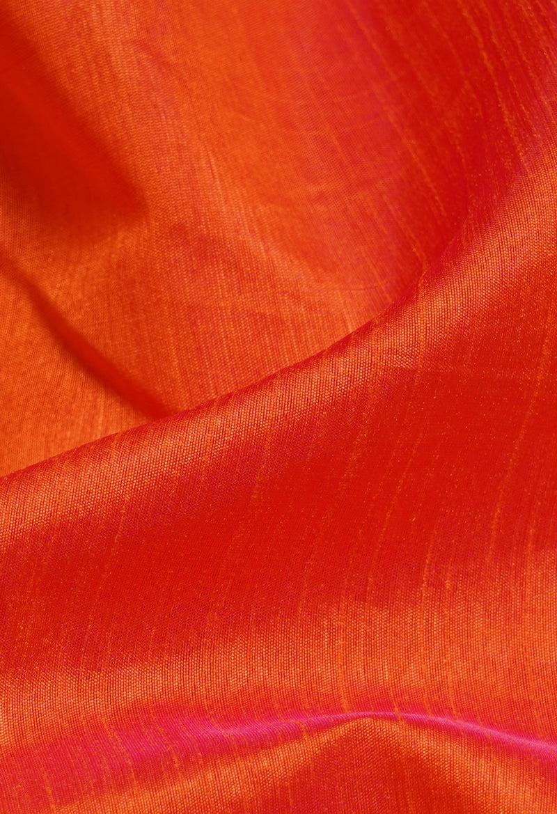 Online Shopping for Orange-Pink  Mysore Sico Saree with Fancy/Ethnic Prints from Karnataka at Unnatisilks.com India
