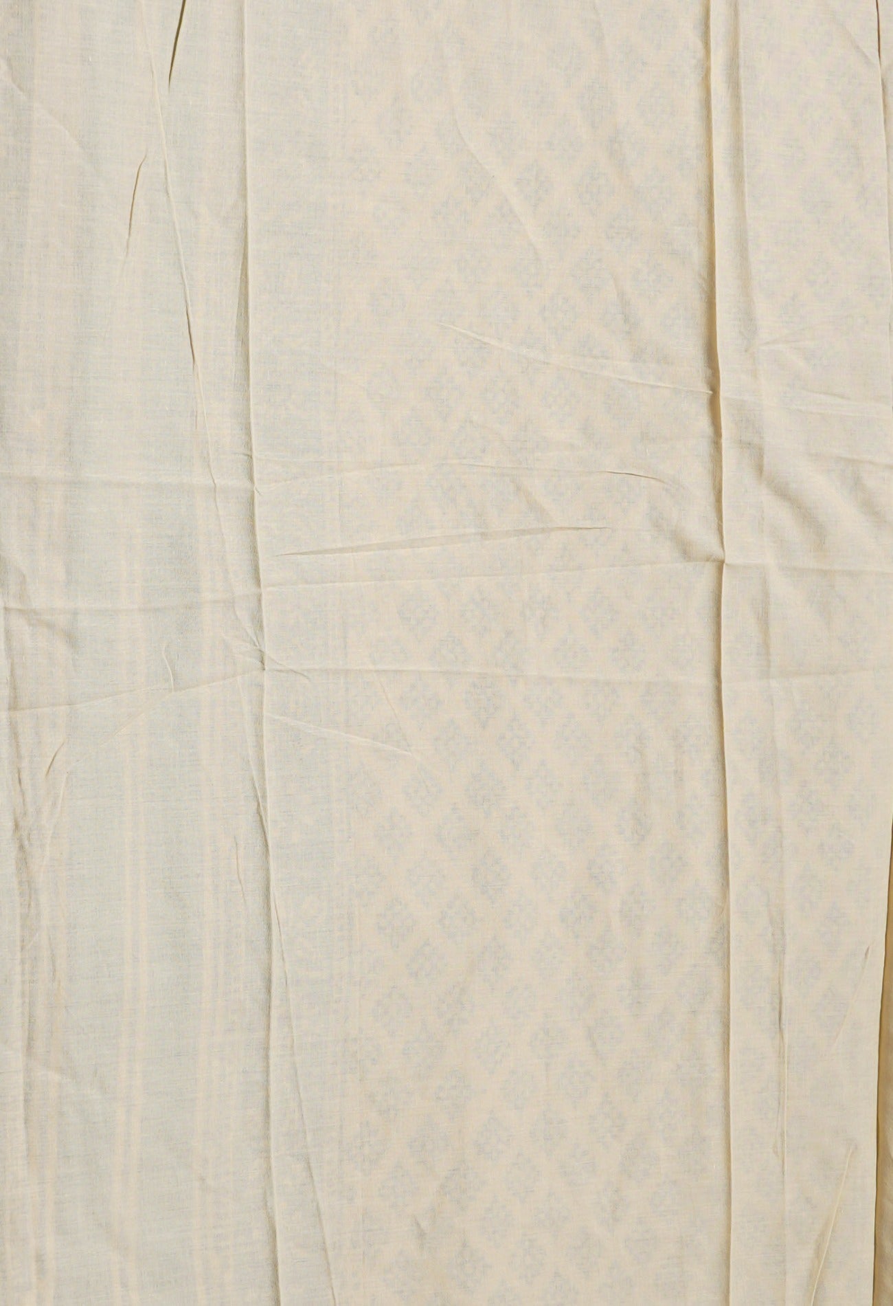 Online Shopping for Cream Pure Block Printed Mulmul Cotton Saree with Hand Block Prints from Rajasthan at Unnatisilks.com India
