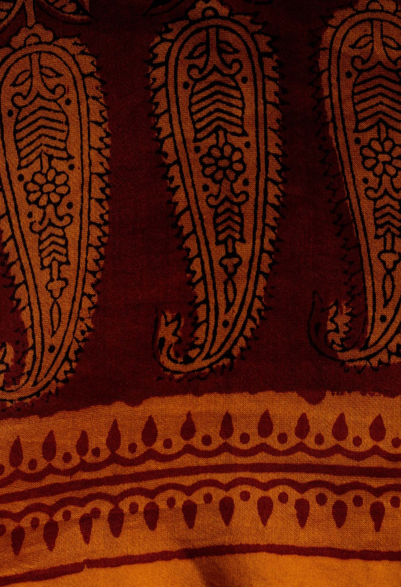 Online Shopping for Yellow Pure Bagh Chanderi Cotton Saree with Bagh from Madhya Pradesh at Unnatisilks.com India
