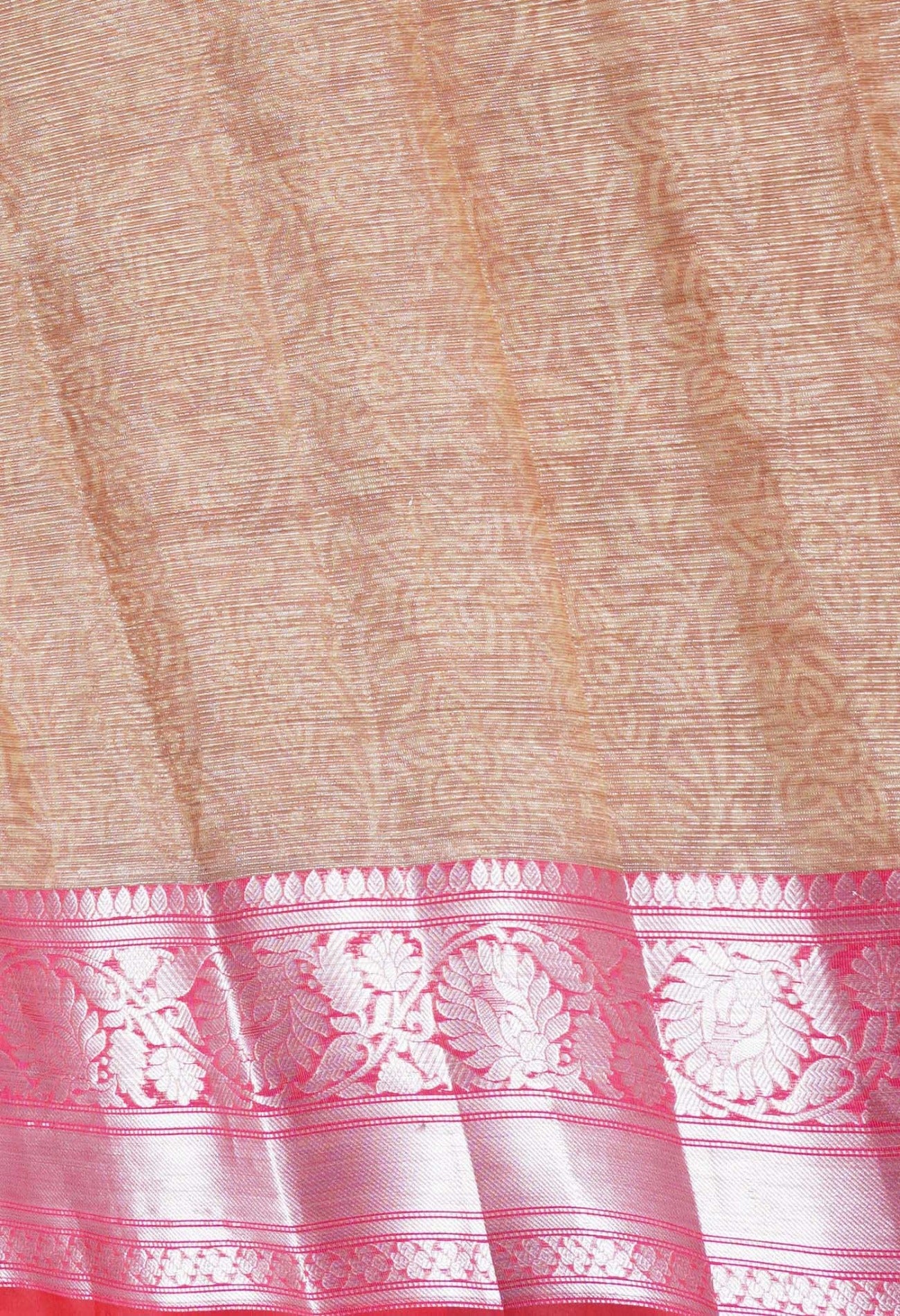 Online Shopping for Orange  Block printed Banarasi  Tissue Saree with Hand Block Prints from Punjab at Unnatisilks.com India
