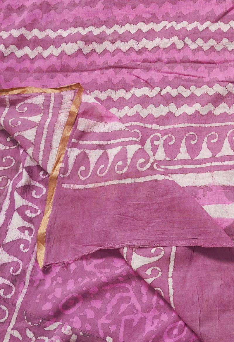 Online Shopping for Pink Pure Preet Dabu Mulmul Cotton Saree with Dabu from Rajasthan at Unnatisilks.com India
