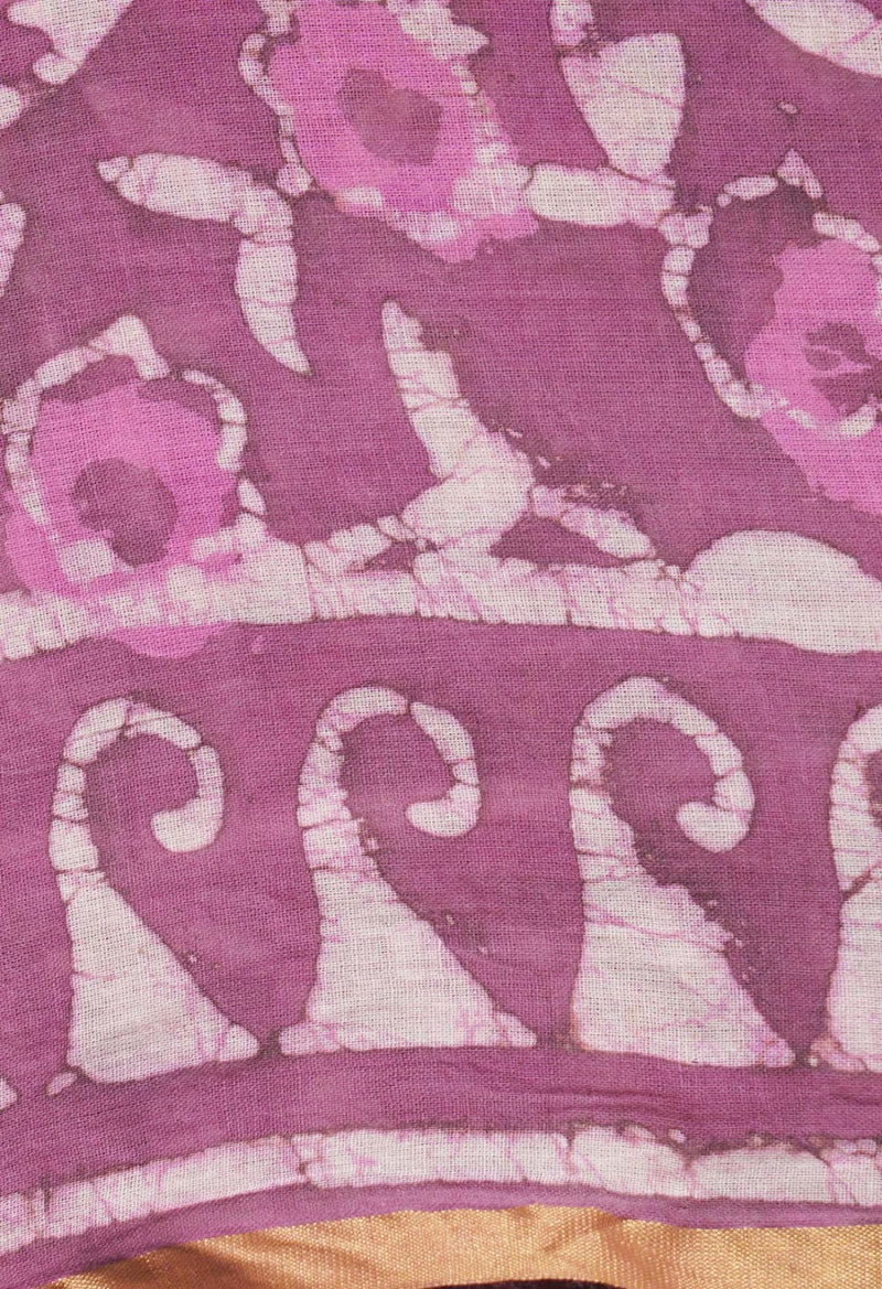 Online Shopping for Pink Pure Preet Dabu Mulmul Cotton Saree with Dabu from Rajasthan at Unnatisilks.com India

