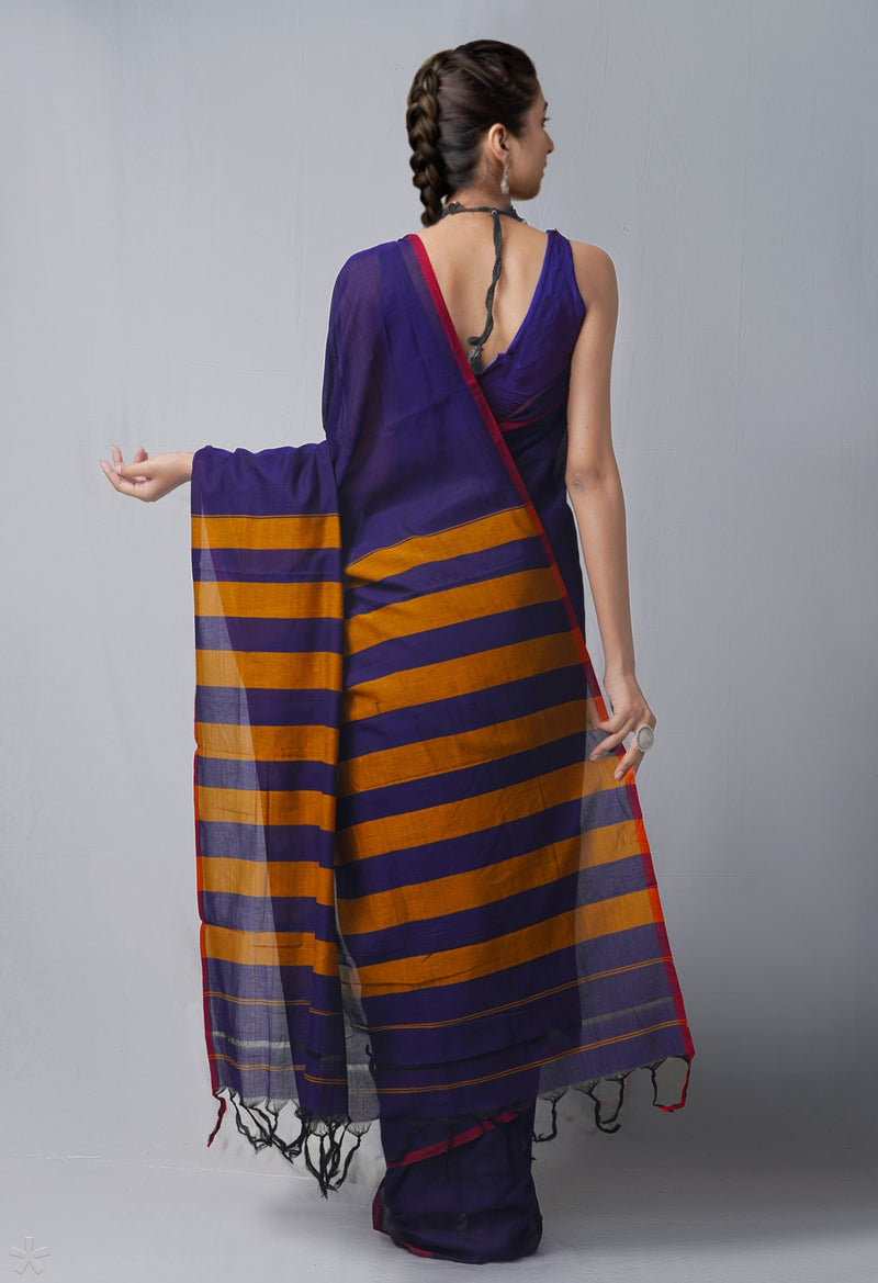 Online Shopping for Purple Pure Handloom Pavani Narayanpet Cotton Saree with Weaving from Andhra Pradesh at Unnatisilks.com India
