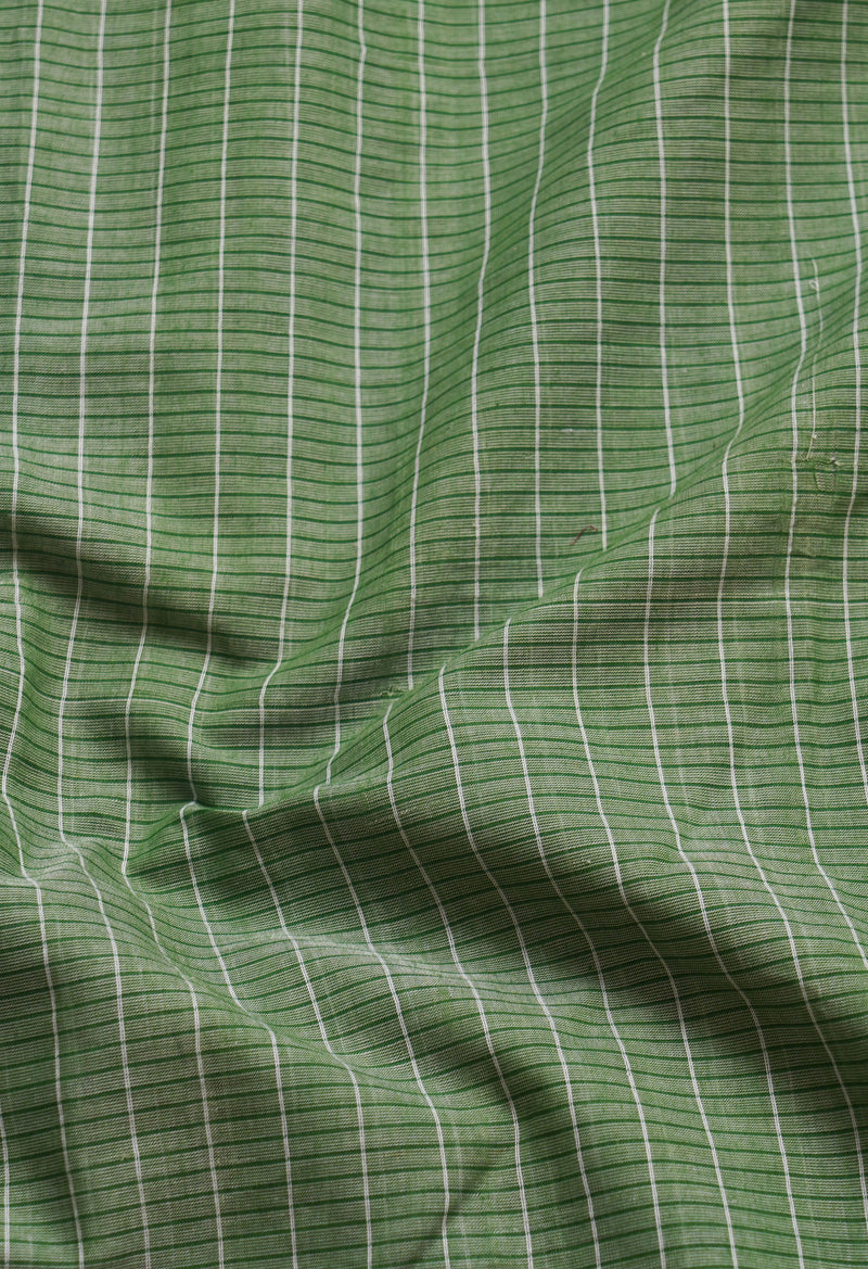 Green Pure Handloom Andhra  Cotton Saree