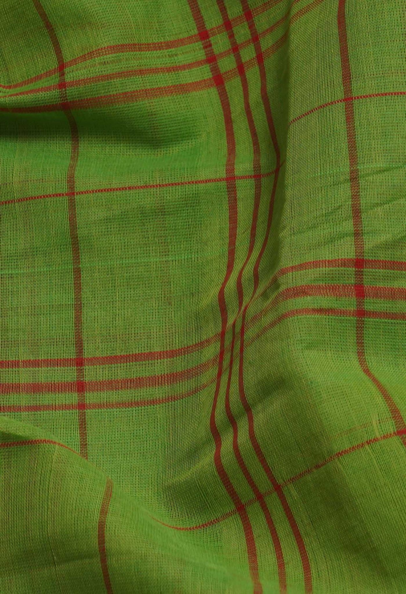 Online Shopping for Green-Red Pure Handloom Andhra  Cotton Saree with Weaving from Andhra Pradesh at Unnatisilks.com India
