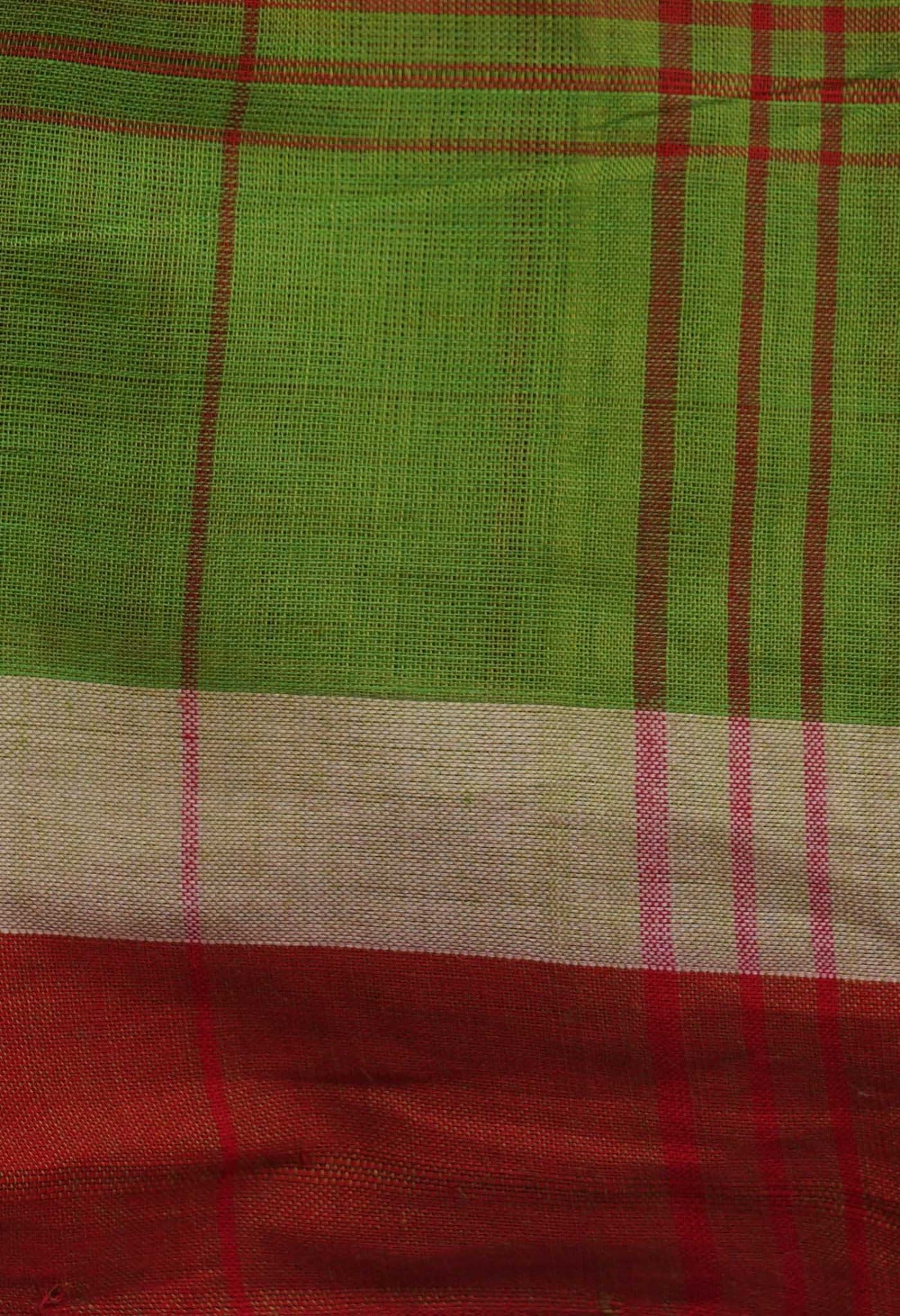 Online Shopping for Green-Red Pure Handloom Andhra  Cotton Saree with Weaving from Andhra Pradesh at Unnatisilks.com India

