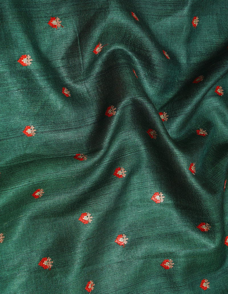 Multi Pure Handloom Bengal Tussar Silk Saree
