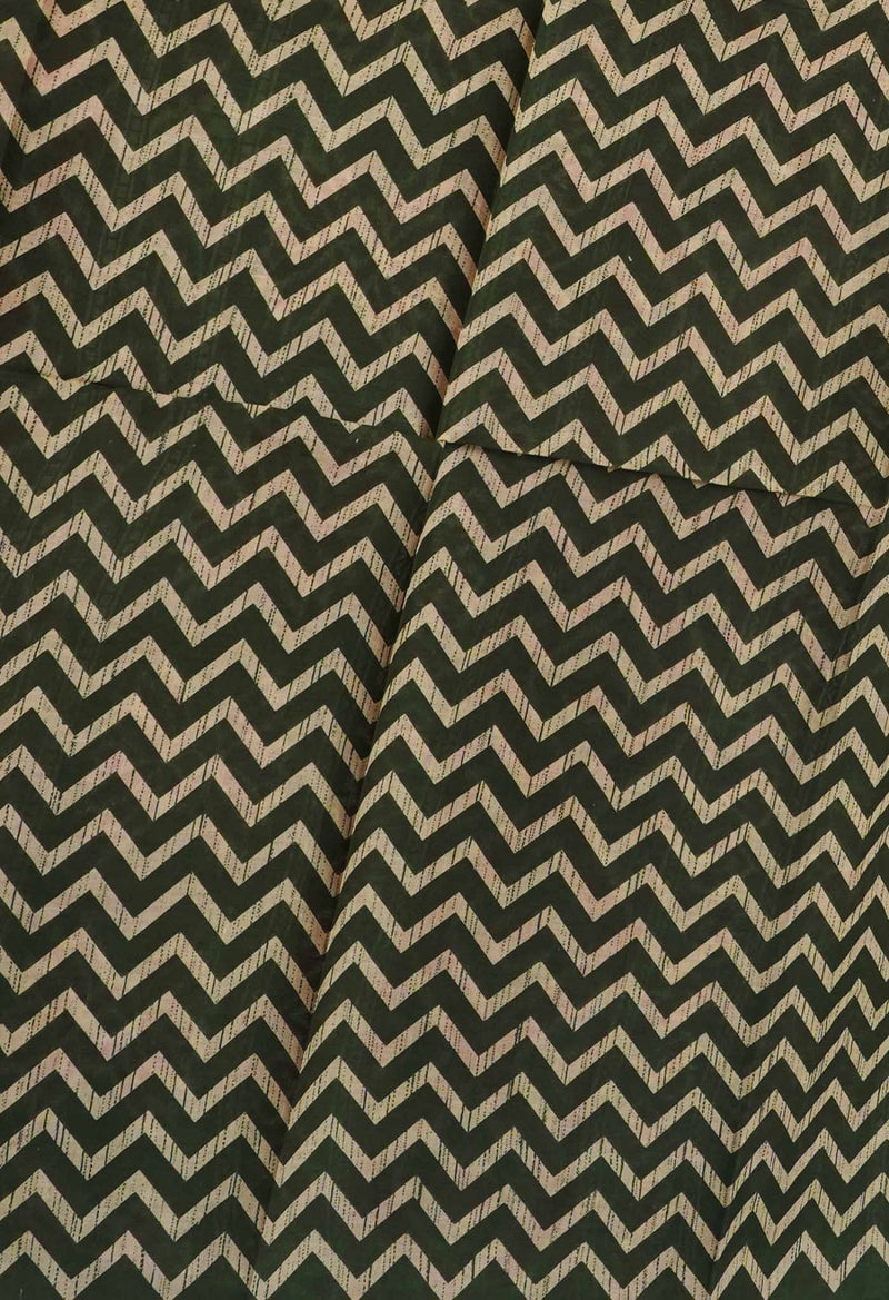 Online Shopping for Grey-Green Pure Krisha Block Printed  Cotton Saree with Hand Block Prints from Rajasthan at Unnatisilks.com India
