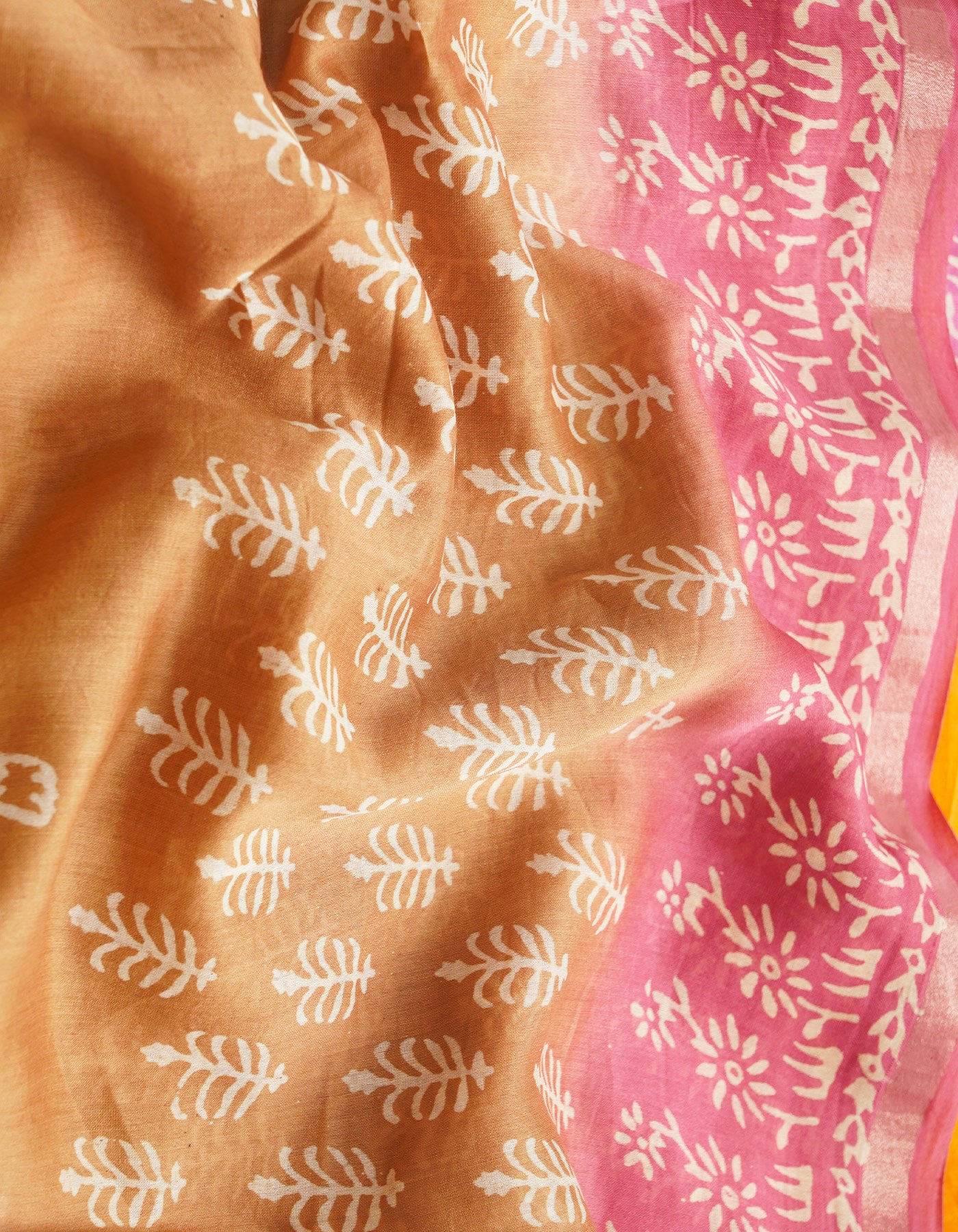 Brown-Pink  Summer Bangalore Silk Saree-UNM64673