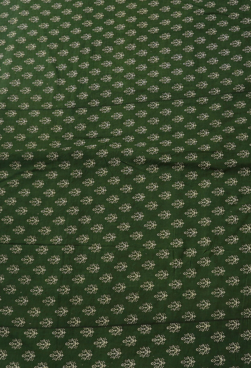 Multi Pure  Block Printed Cotton Saree-UNM64940