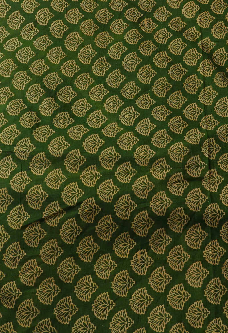 Maroon-Green Pure Kota With Graffiti Prints Cotton Saree-UNM65079